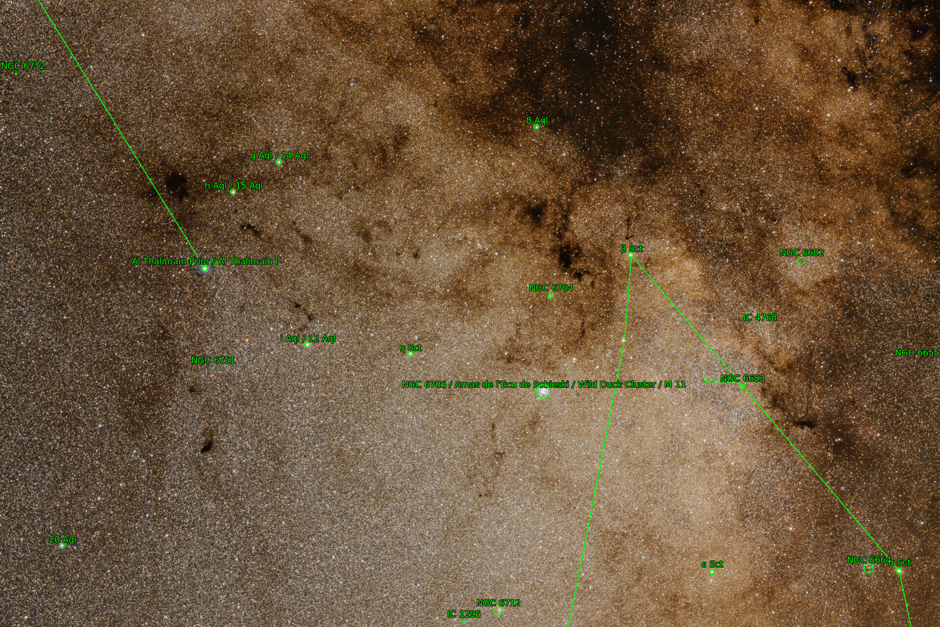 Sternkarten-Overlay (Astrometry.net)