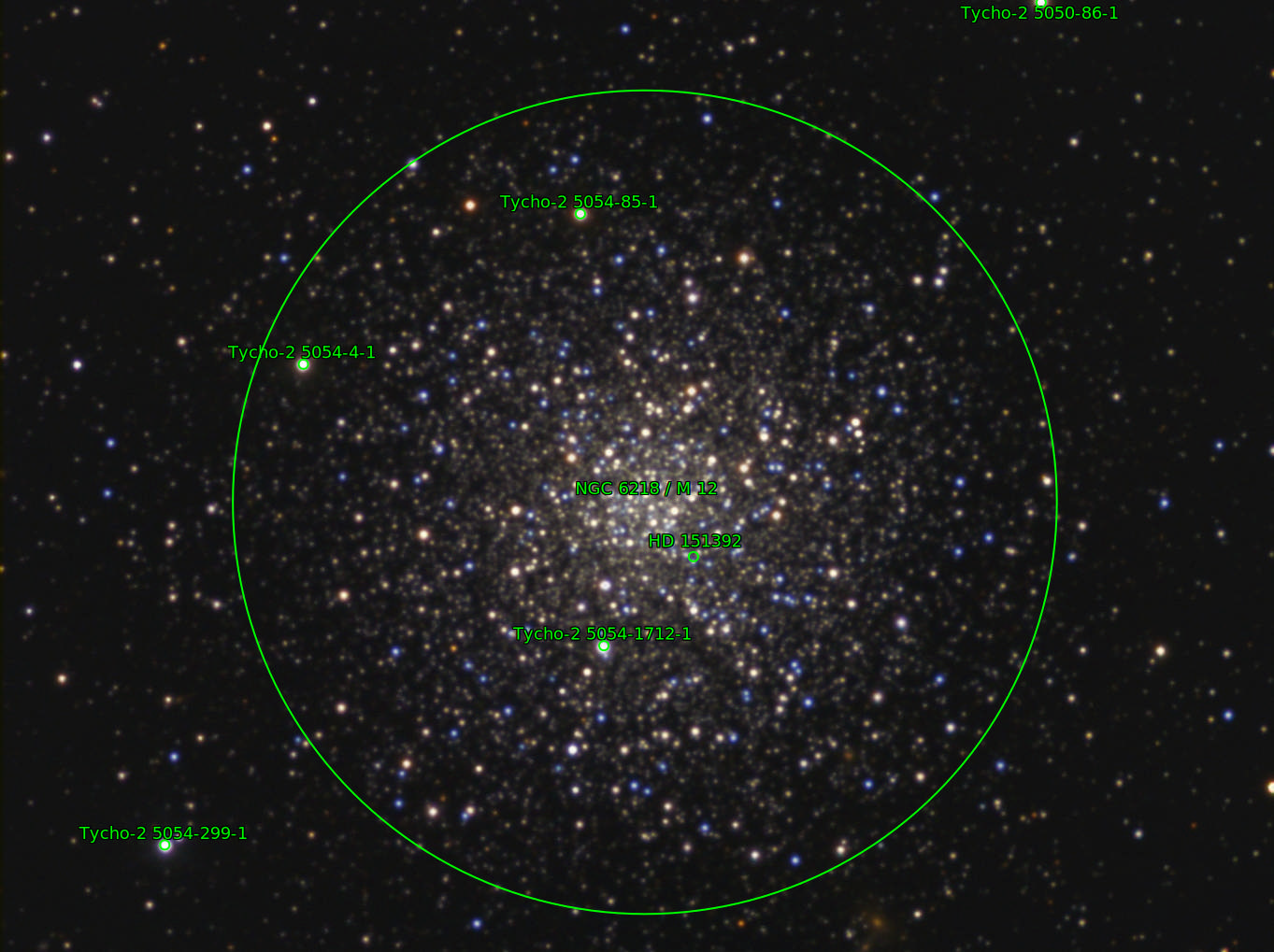 Sternkarten-Overlay (Astrometry.net)