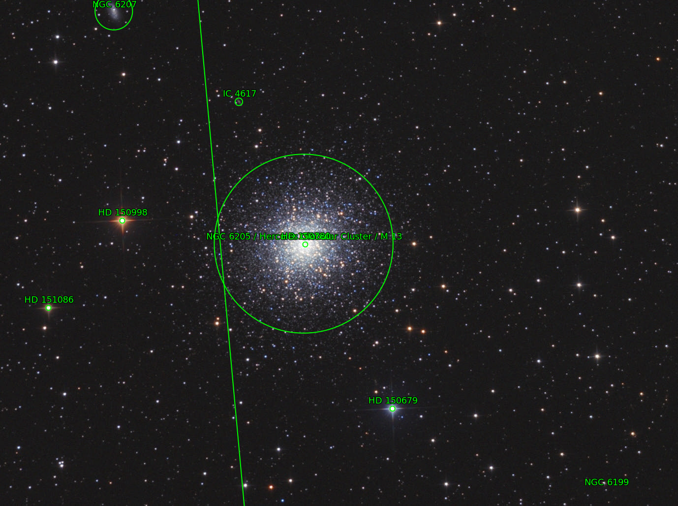 Sternkarten-Overlay (Astrometry.net)