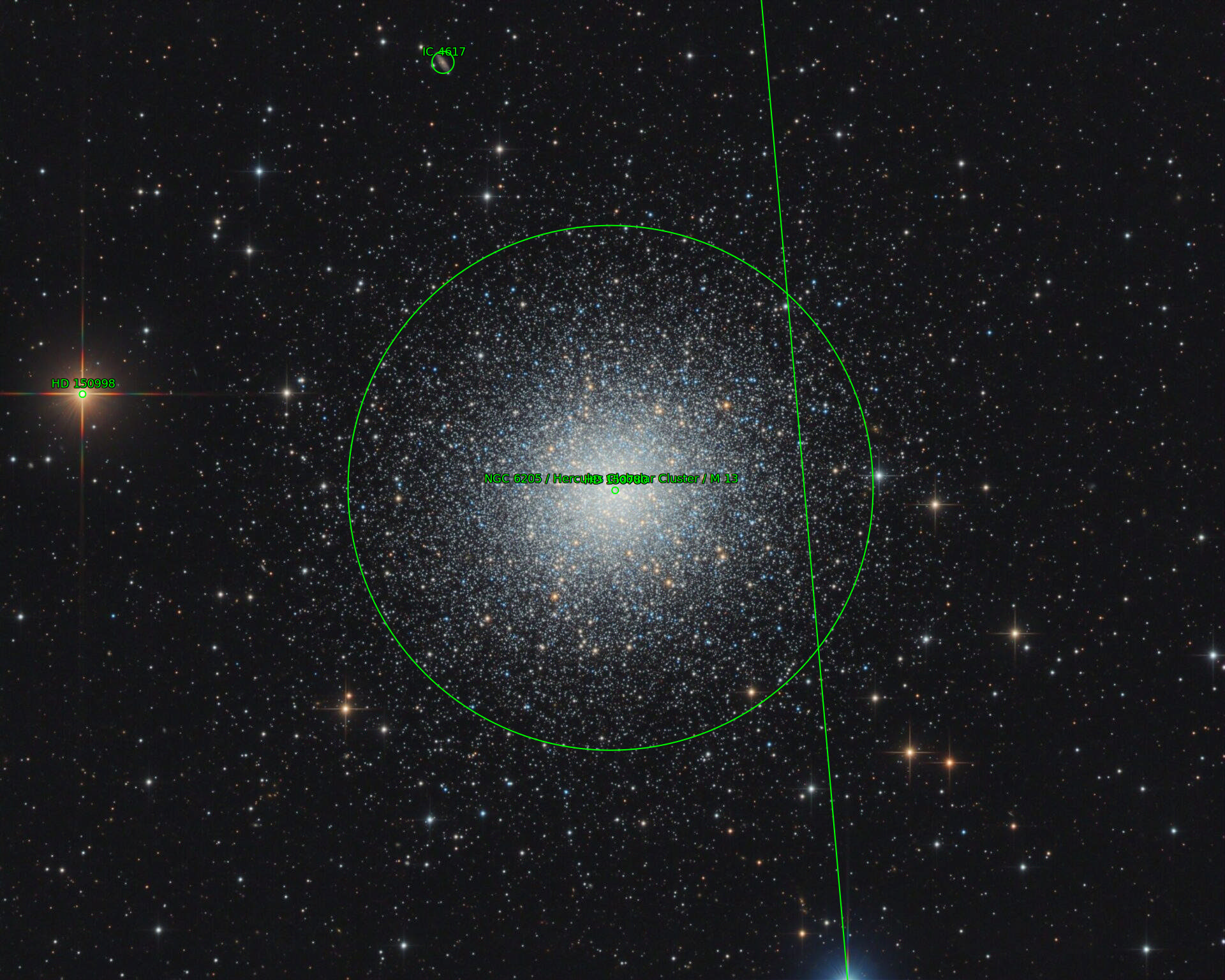 Sternkarten-Overlay (Astrometry.net)
