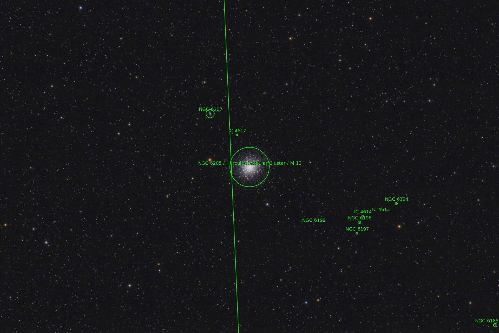 Sternkarten-Overlay (Astrometry.net)