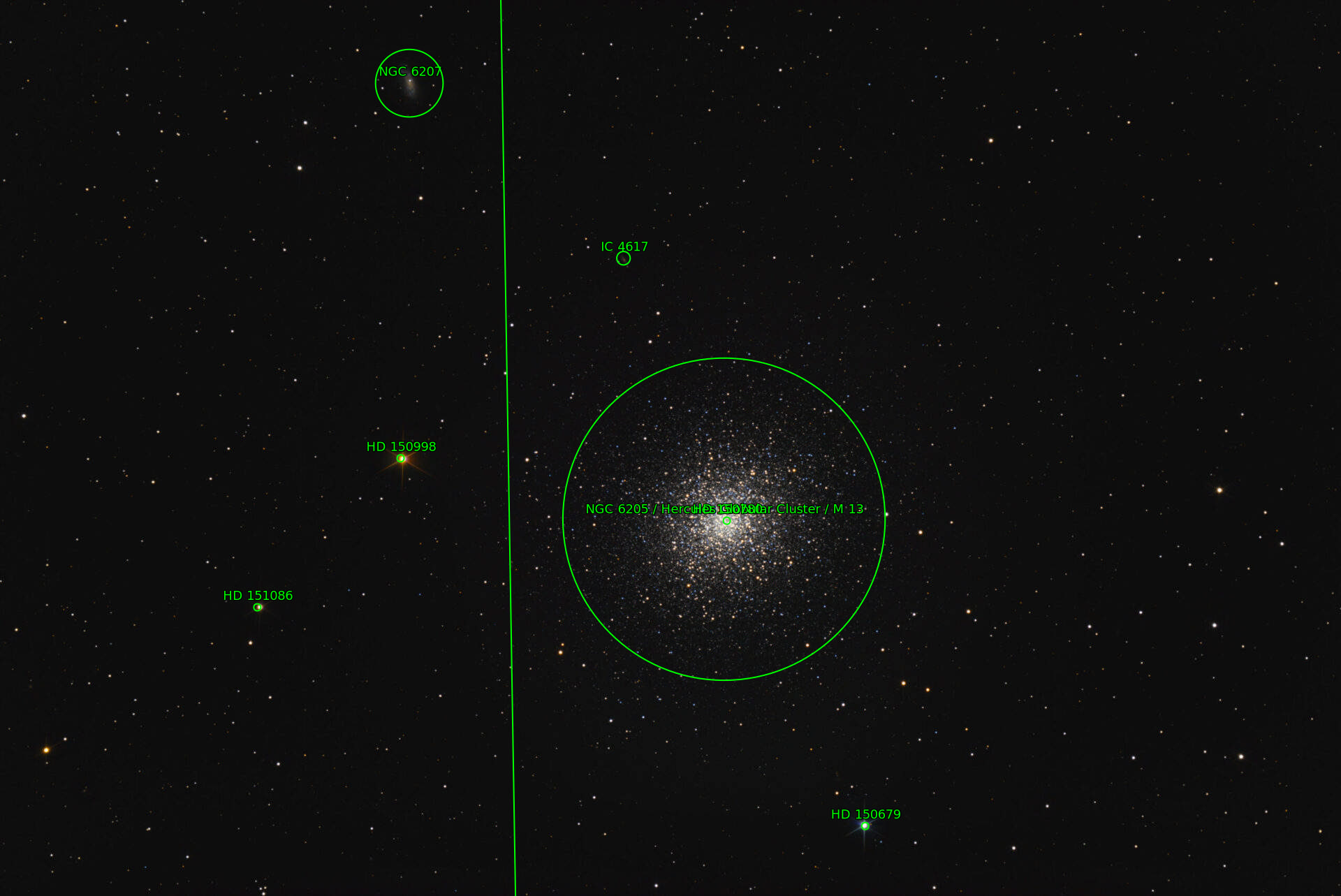 Sternkarten-Overlay (Astrometry.net)