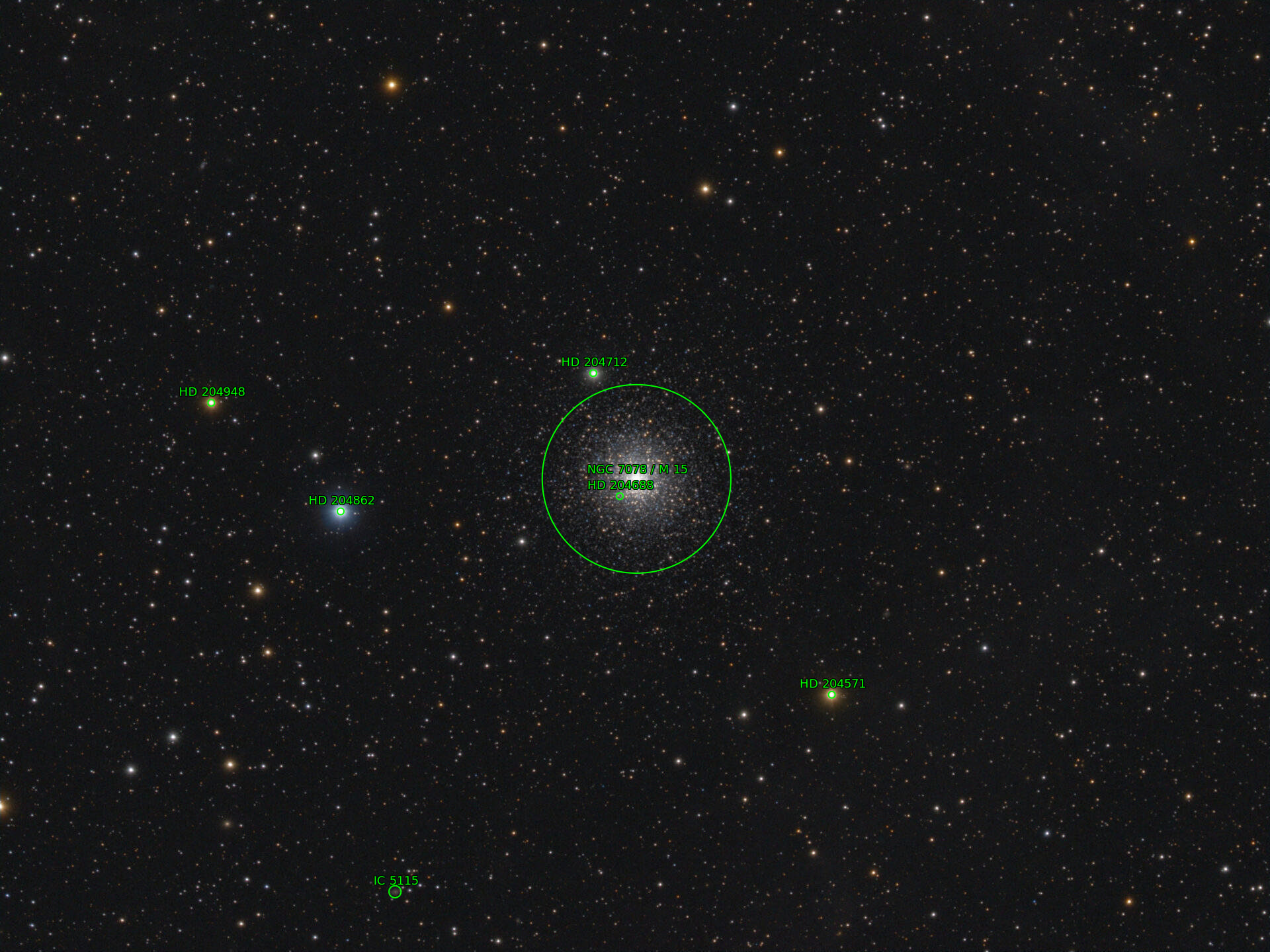 Sternkarten-Overlay (Astrometry.net)