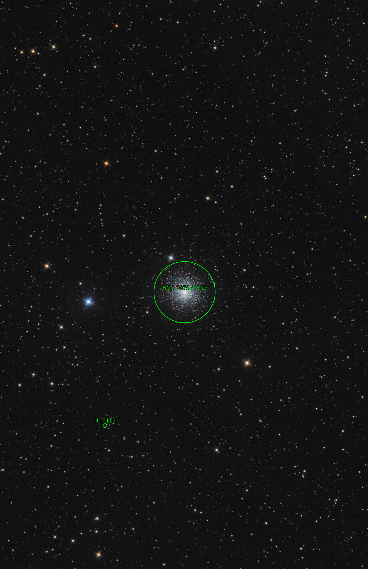 Sternkarten-Overlay (Astrometry.net)