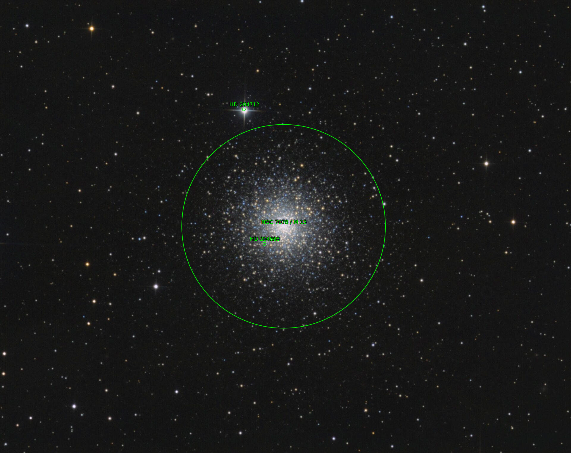 Sternkarten-Overlay (Astrometry.net)