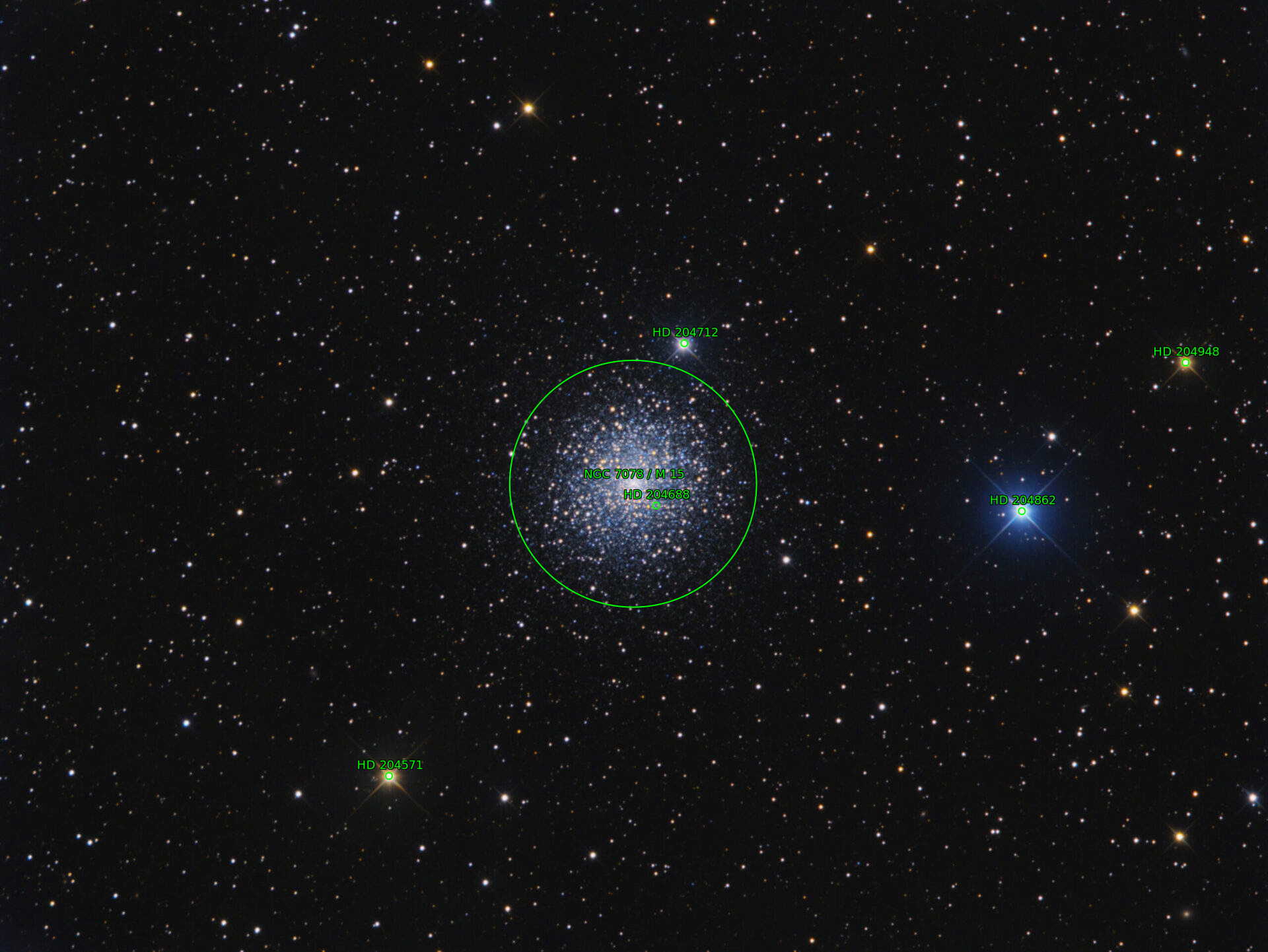 Sternkarten-Overlay (Astrometry.net)