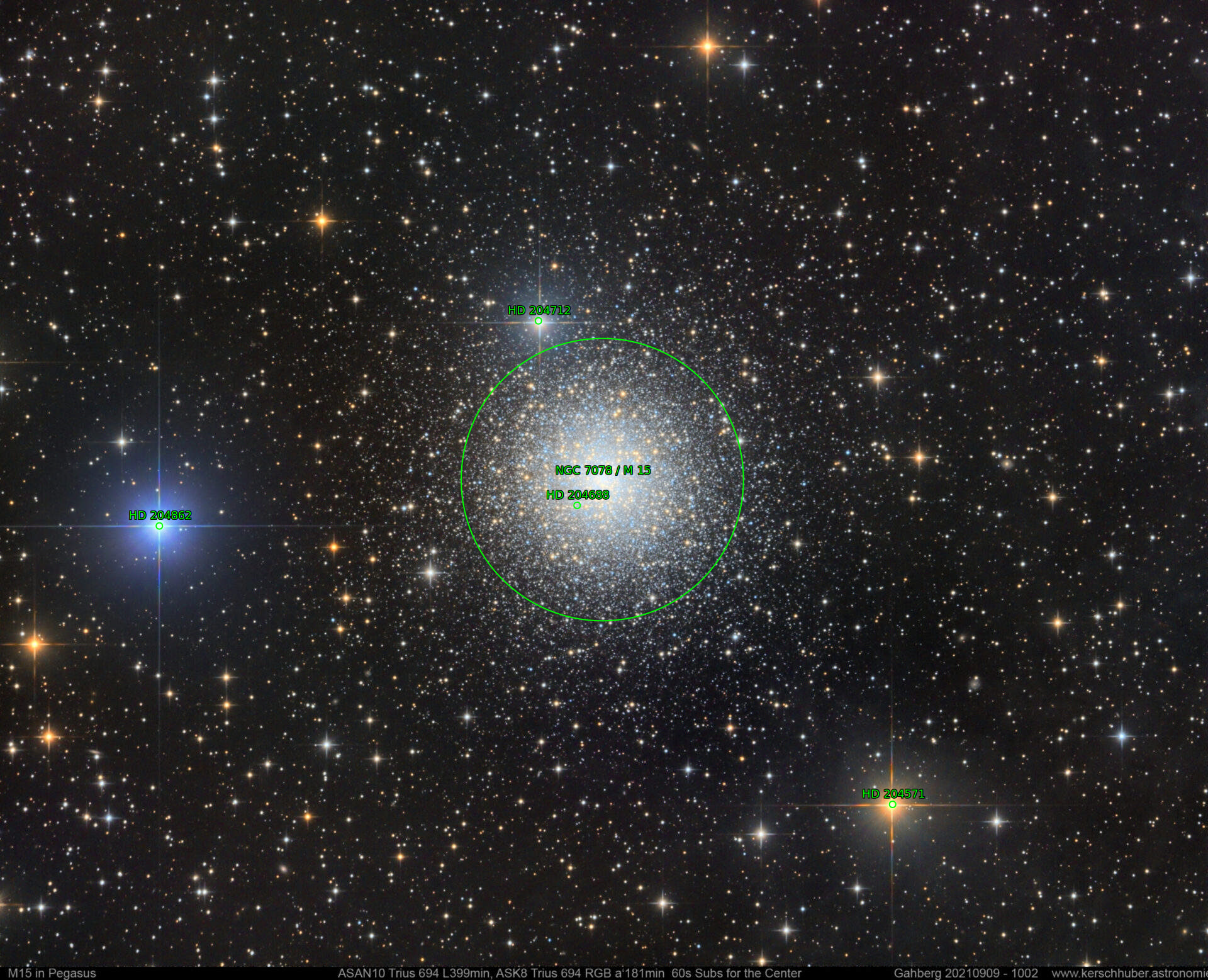 Sternkarten-Overlay (Astrometry.net)