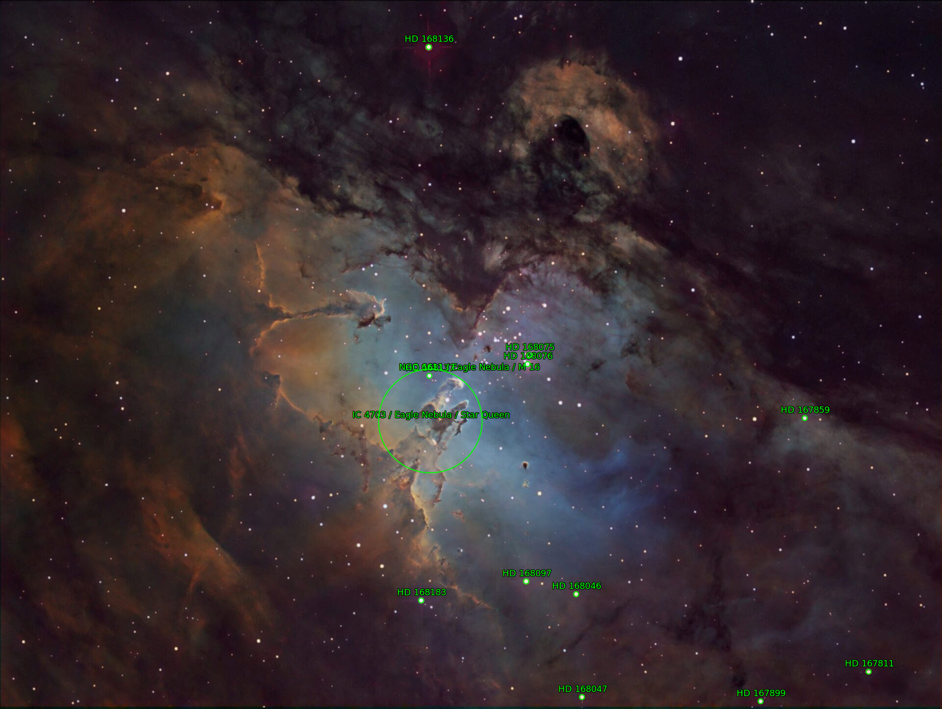 Sternkarten-Overlay (Astrometry.net)