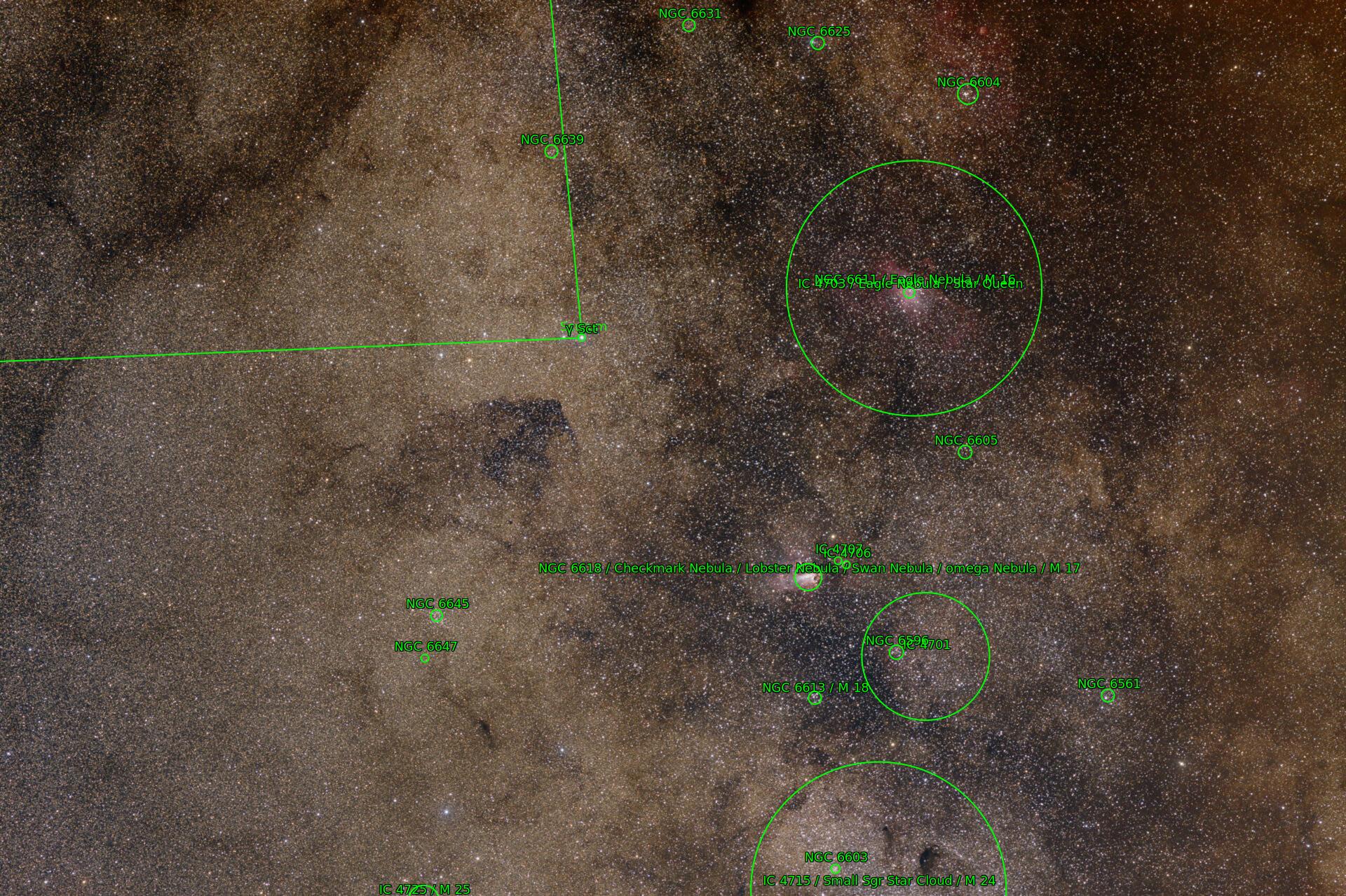 Sternkarten-Overlay (Astrometry.net)