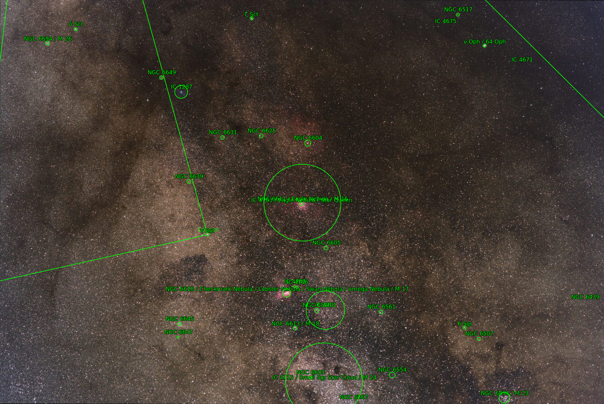 Sternkarten-Overlay (Astrometry.net)