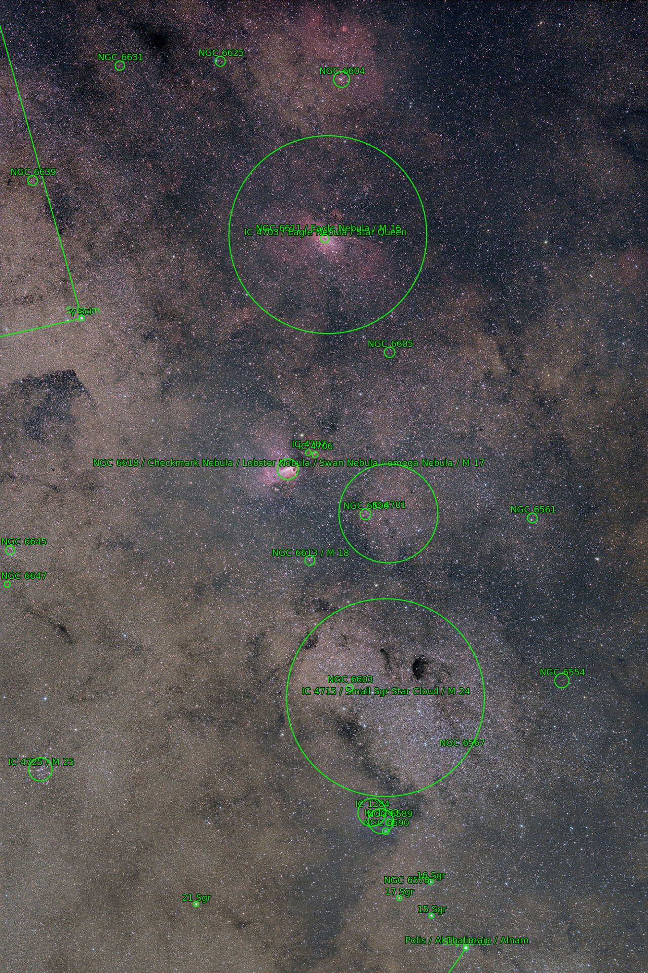 Sternkarten-Overlay (Astrometry.net)