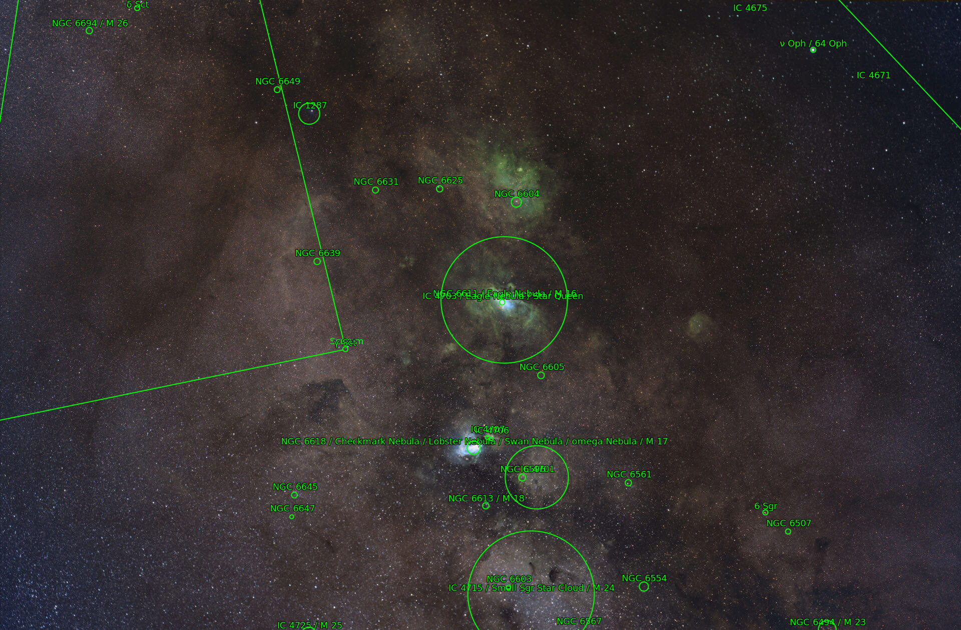 Sternkarten-Overlay (Astrometry.net)