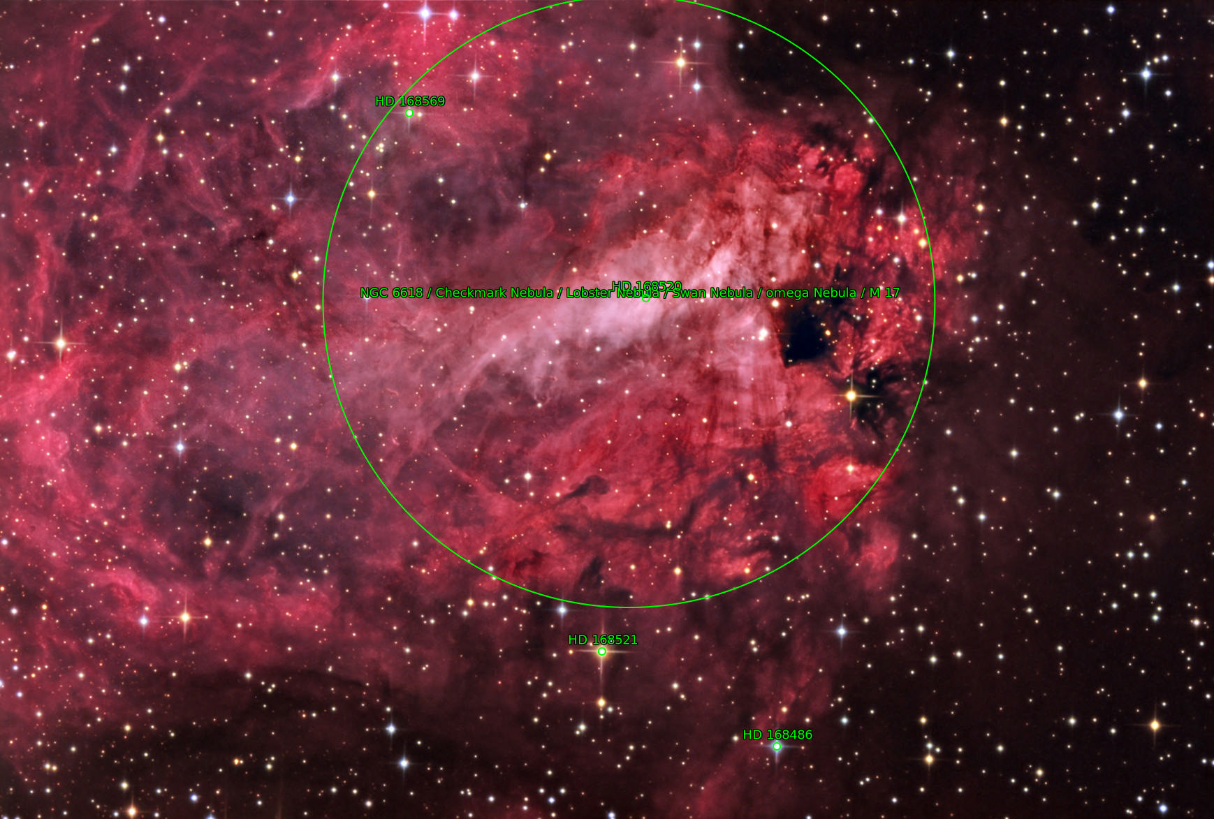 Sternkarten-Overlay (Astrometry.net)