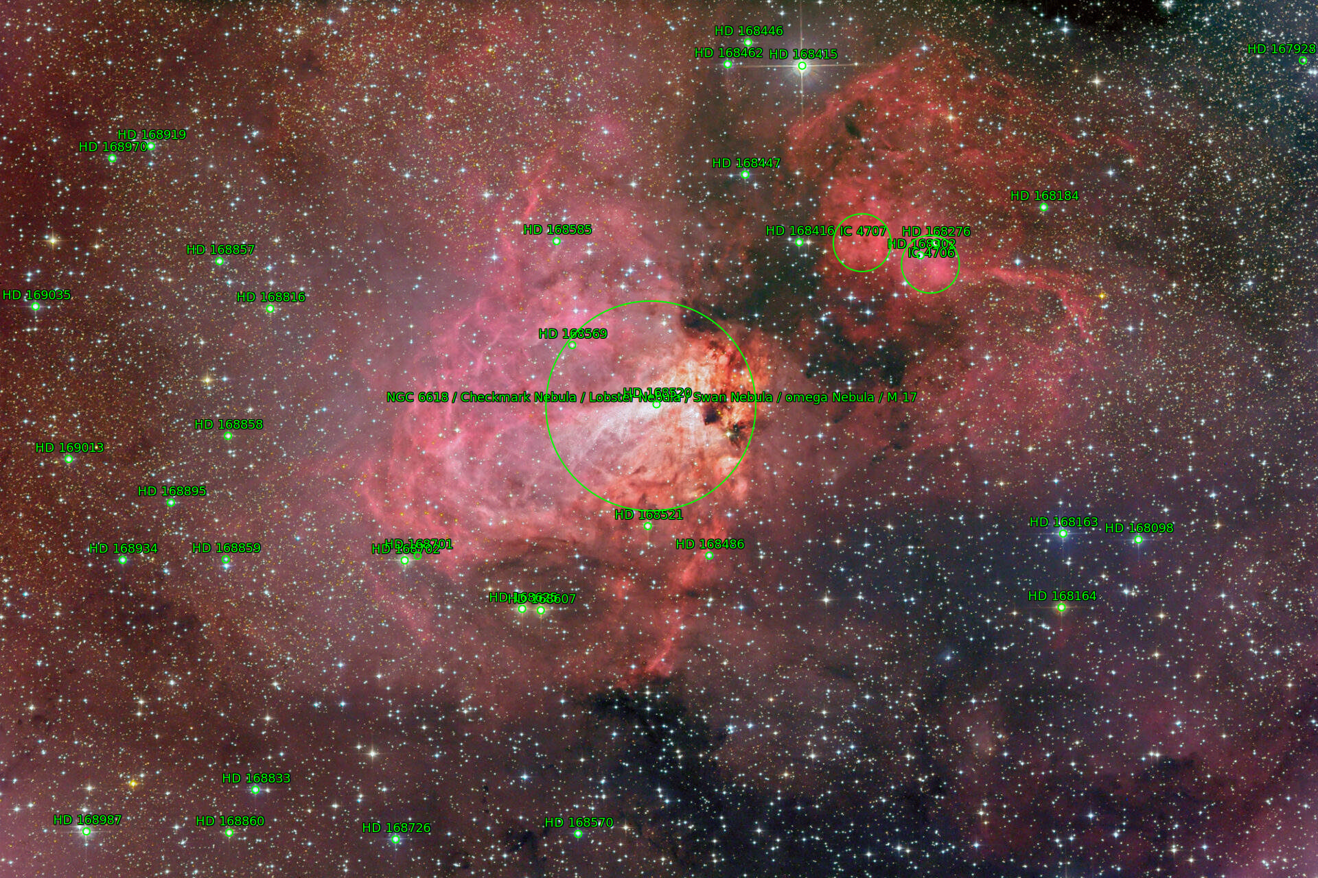 Sternkarten-Overlay (Astrometry.net)