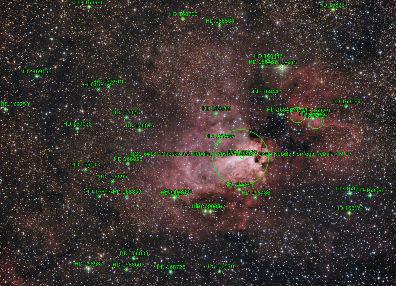 Sternkarten-Overlay (Astrometry.net)