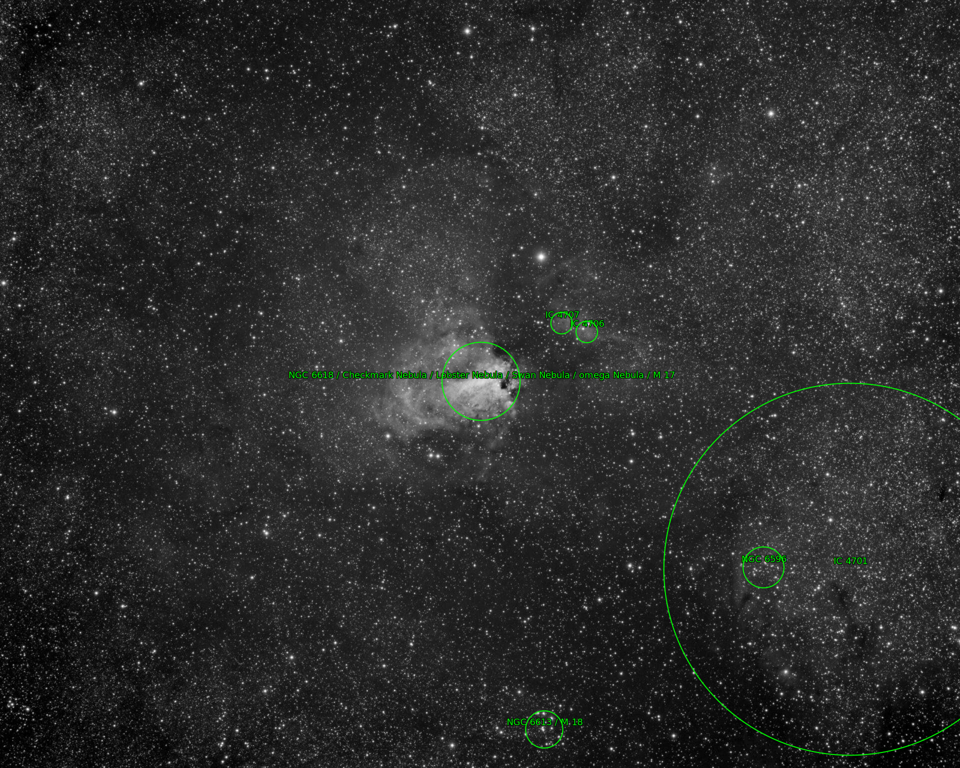 Sternkarten-Overlay (Astrometry.net)