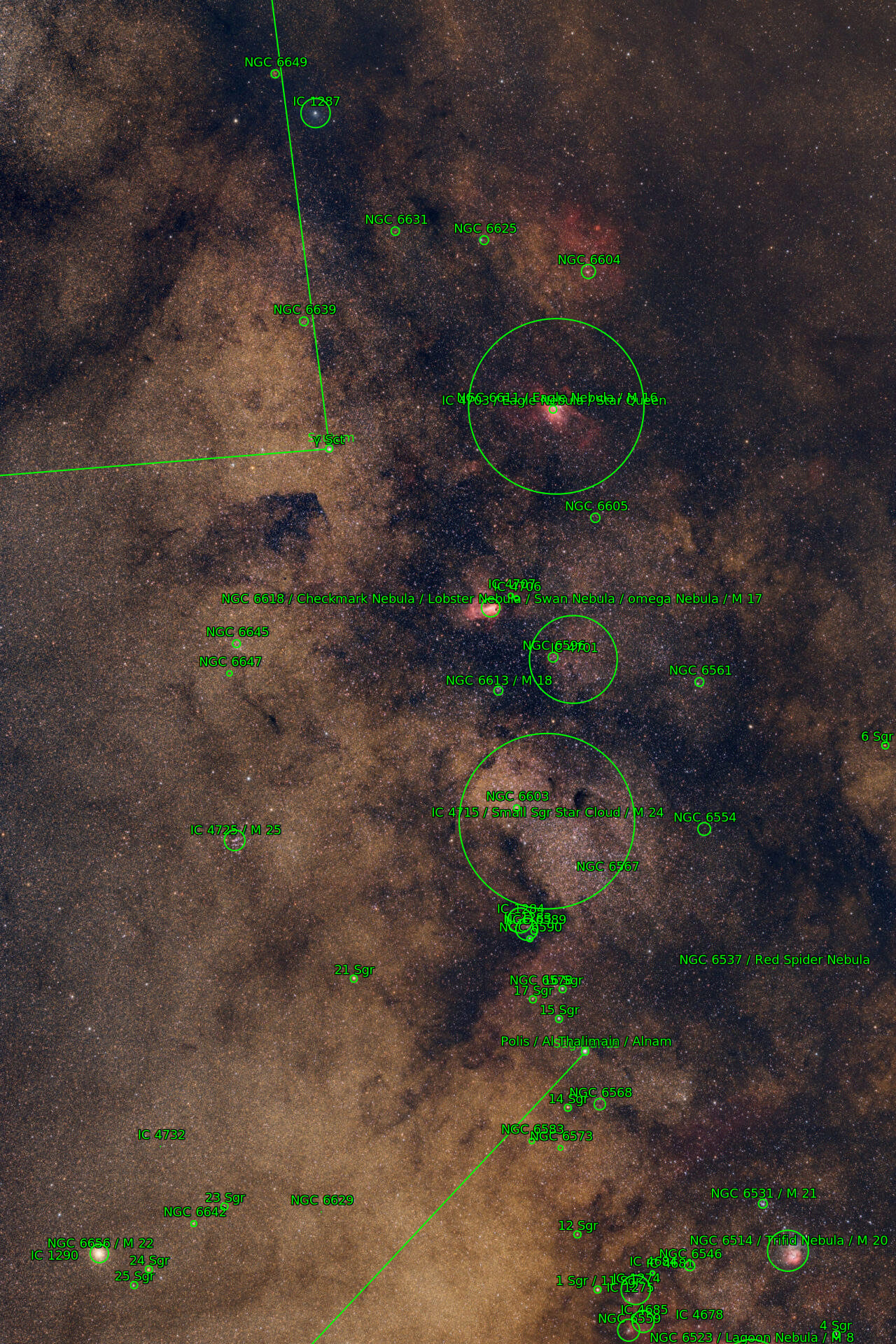 Sternkarten-Overlay (Astrometry.net)