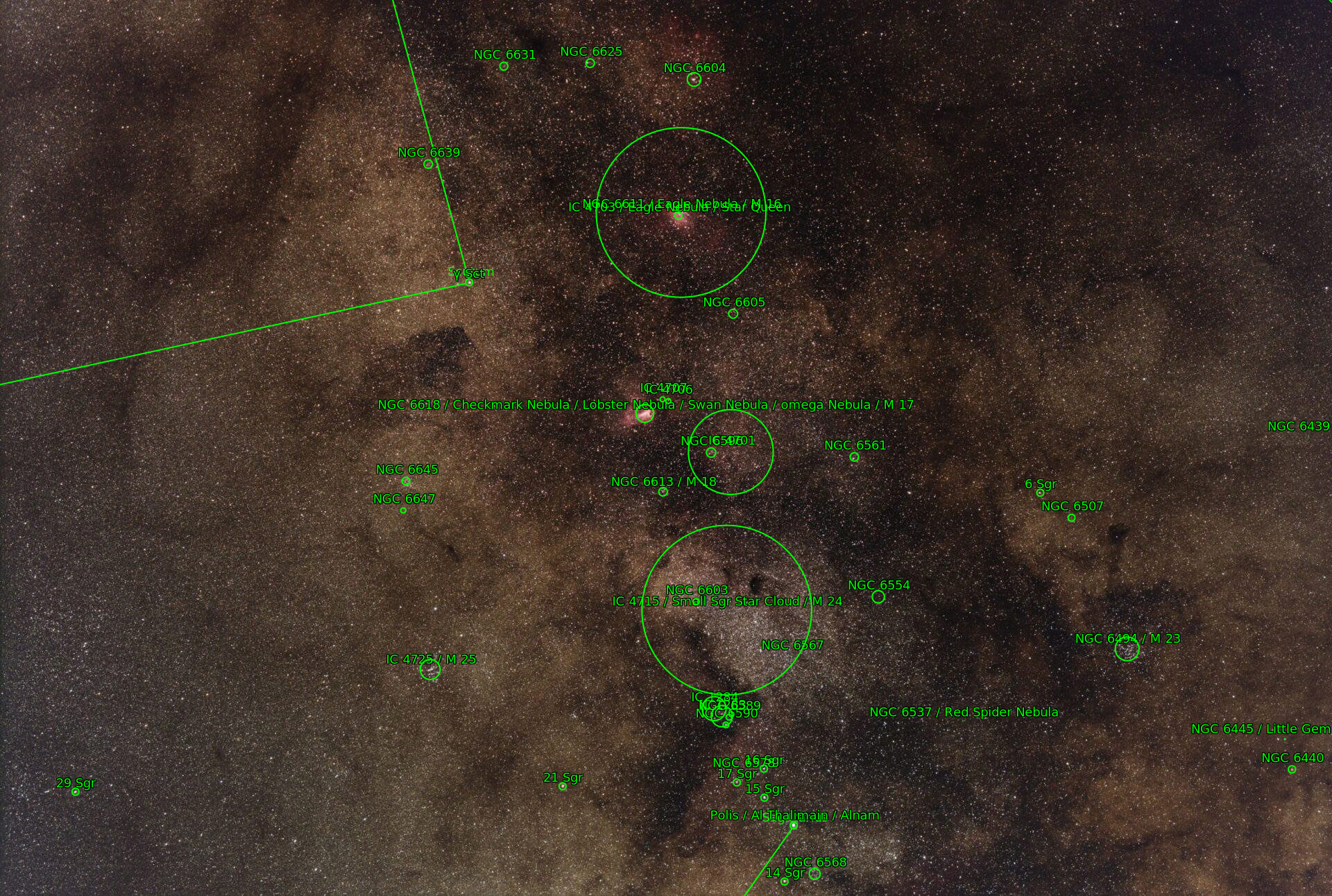 Sternkarten-Overlay (Astrometry.net)