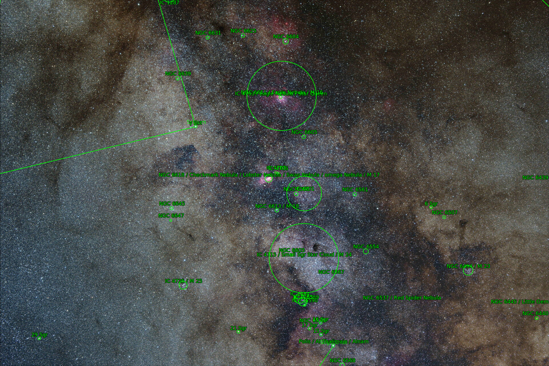 Sternkarten-Overlay (Astrometry.net)