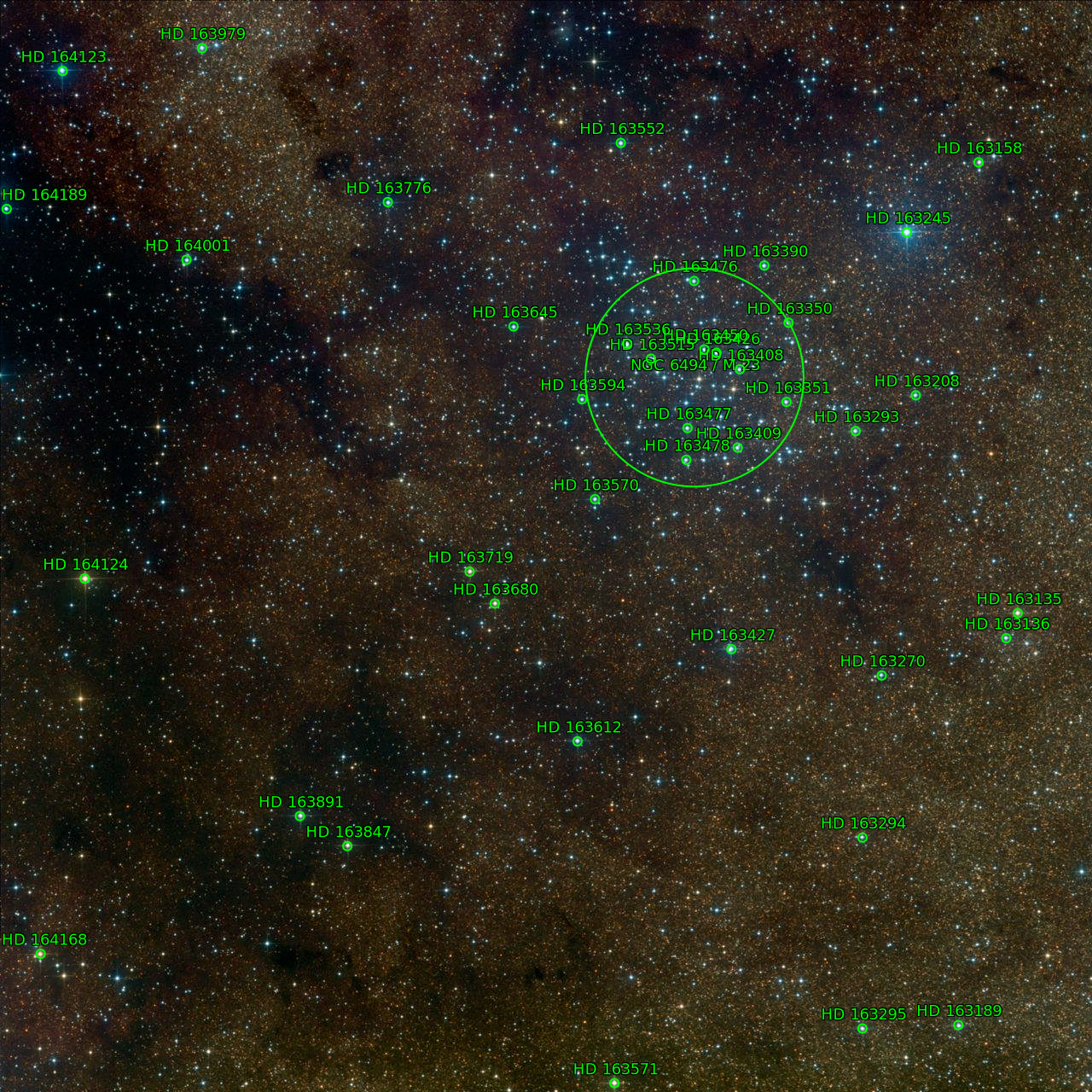 Sternkarten-Overlay (Astrometry.net)