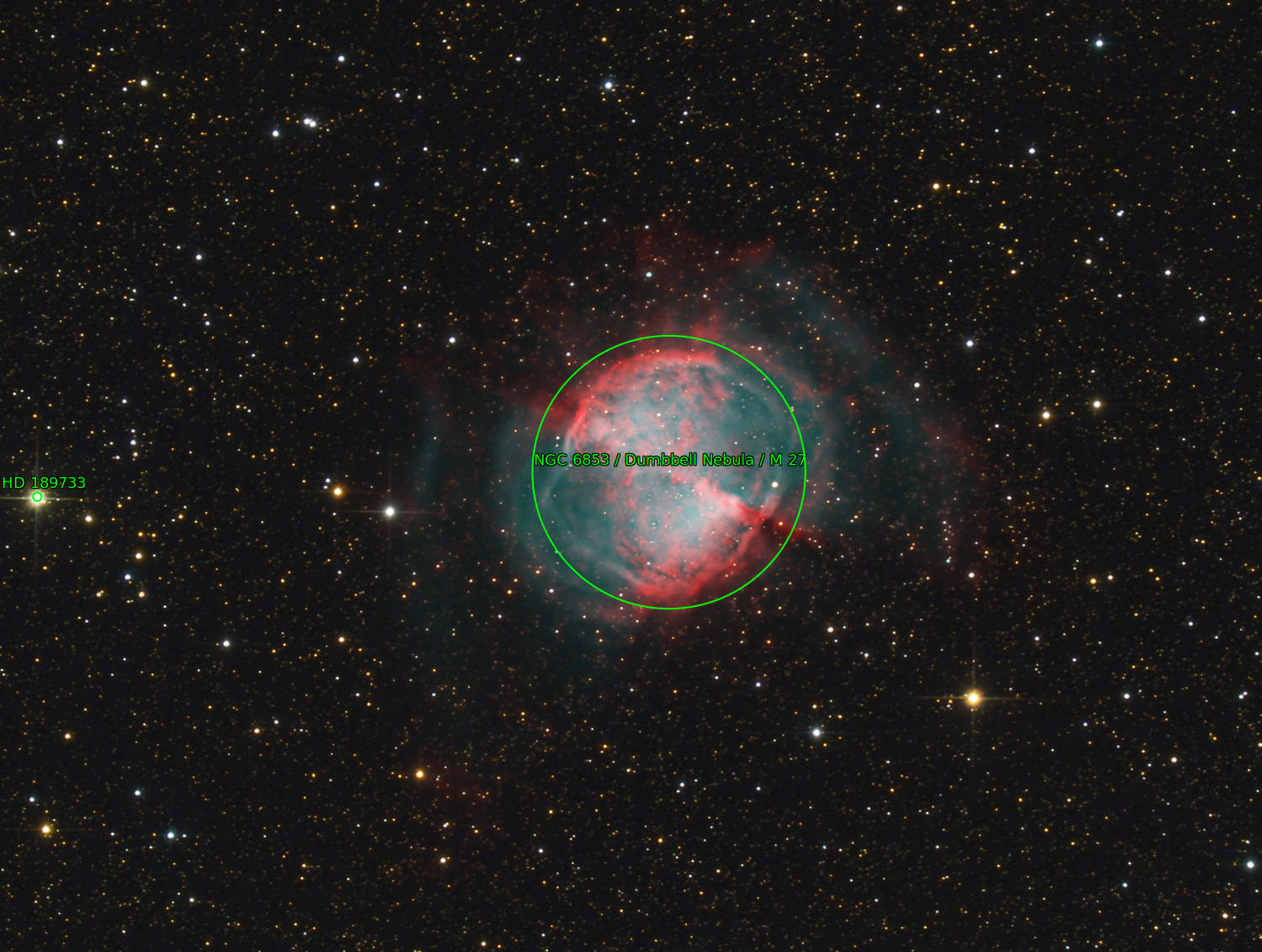 Sternkarten-Overlay (Astrometry.net)