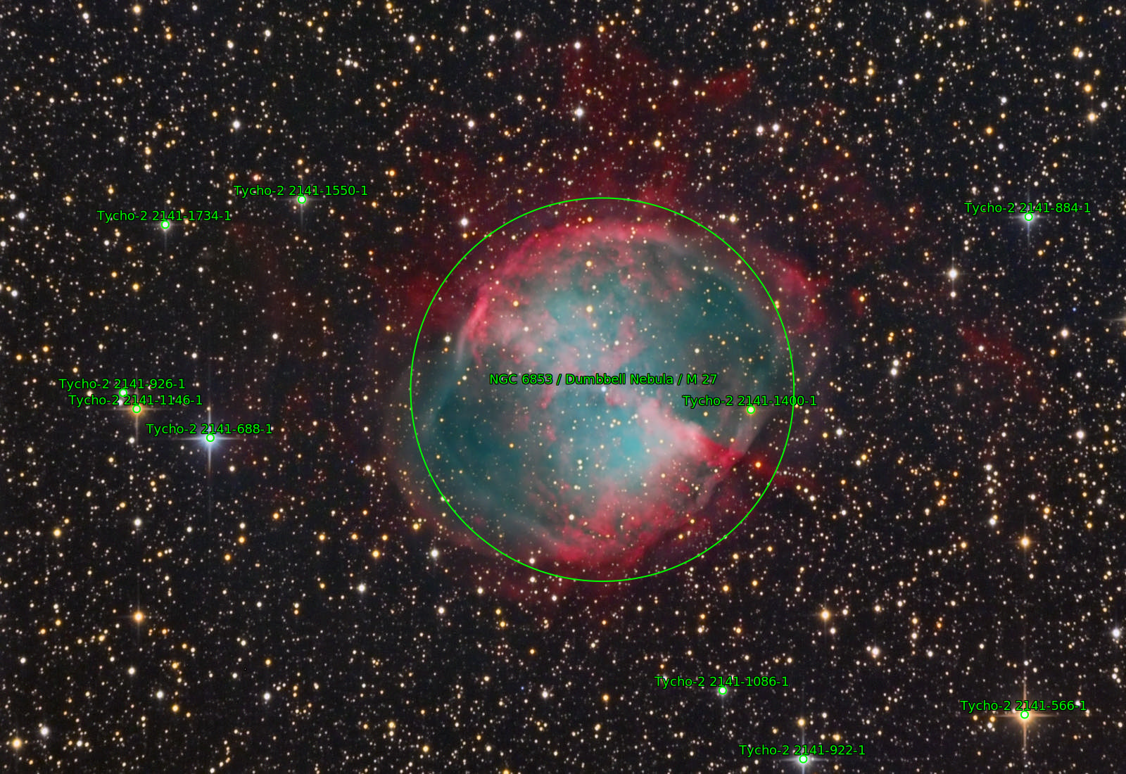 Sternkarten-Overlay (Astrometry.net)
