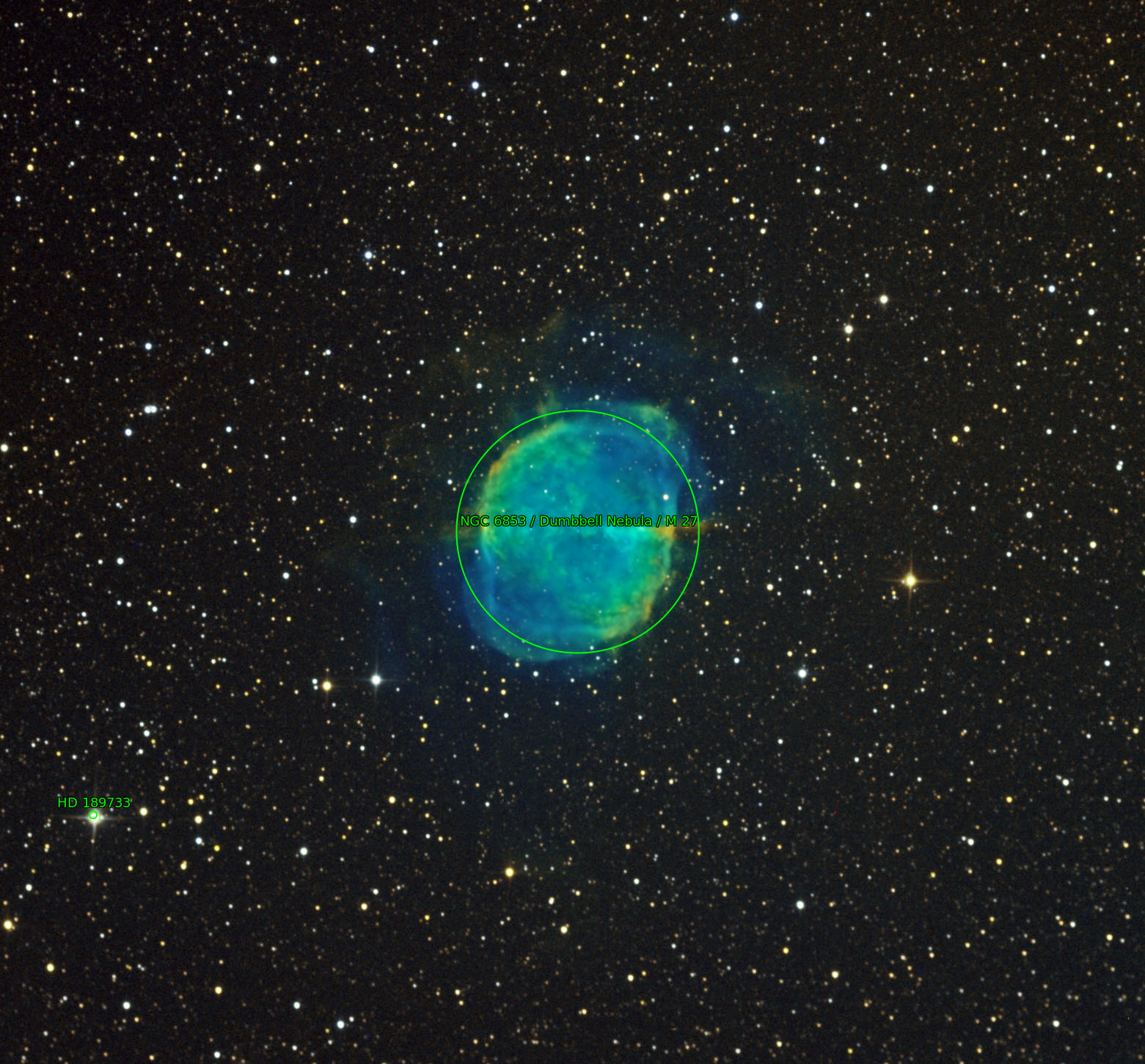Sternkarten-Overlay (Astrometry.net)