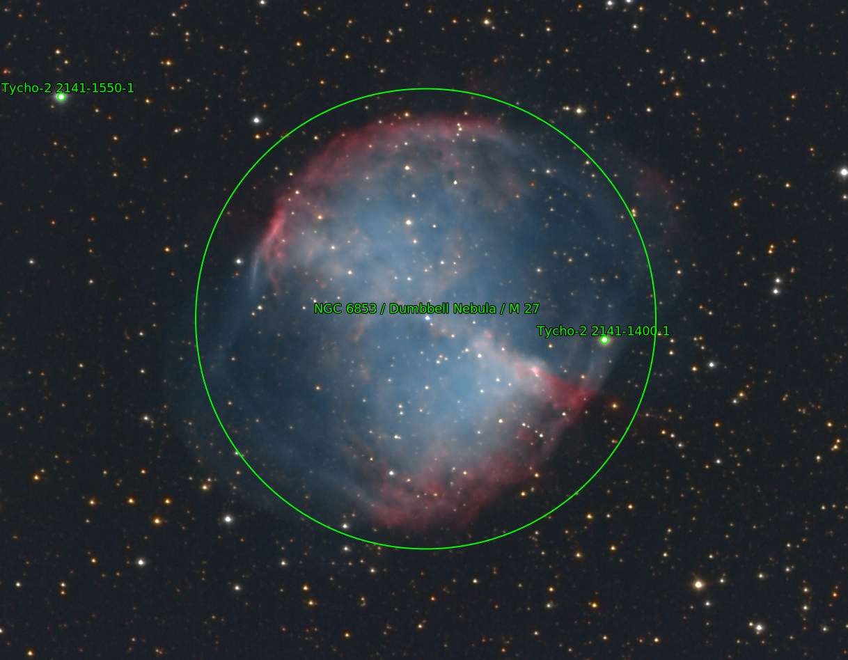 Sternkarten-Overlay (Astrometry.net)