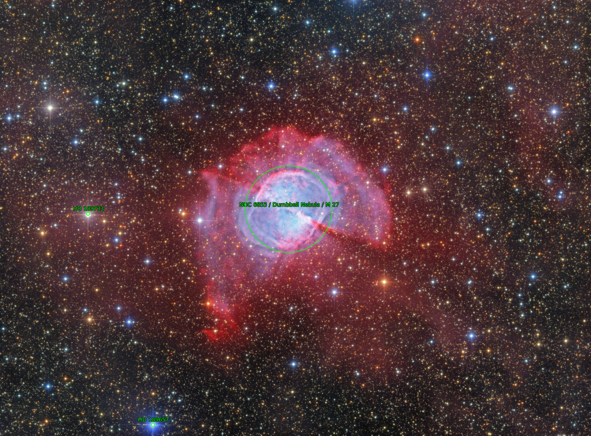 Sternkarten-Overlay (Astrometry.net)