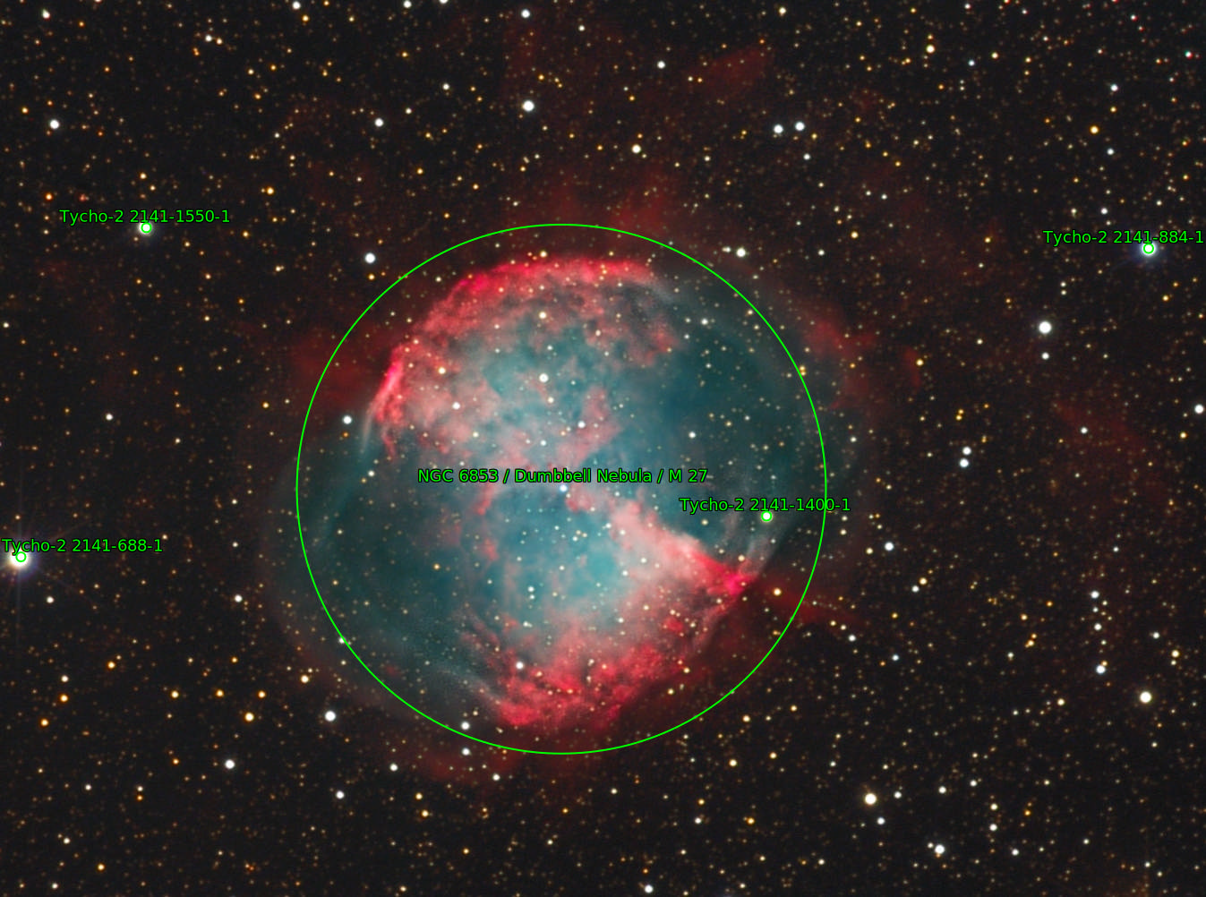 Sternkarten-Overlay (Astrometry.net)