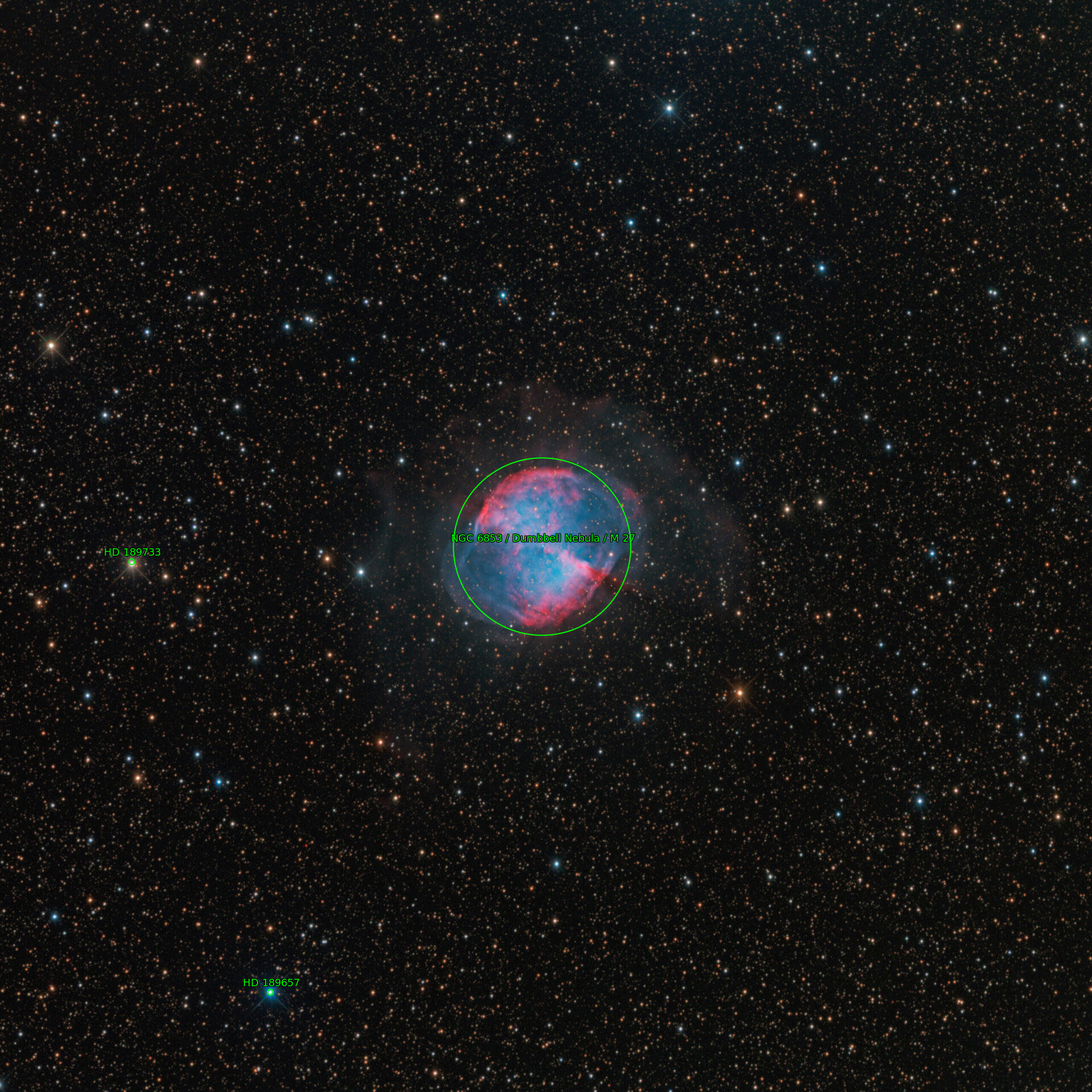Sternkarten-Overlay (Astrometry.net)