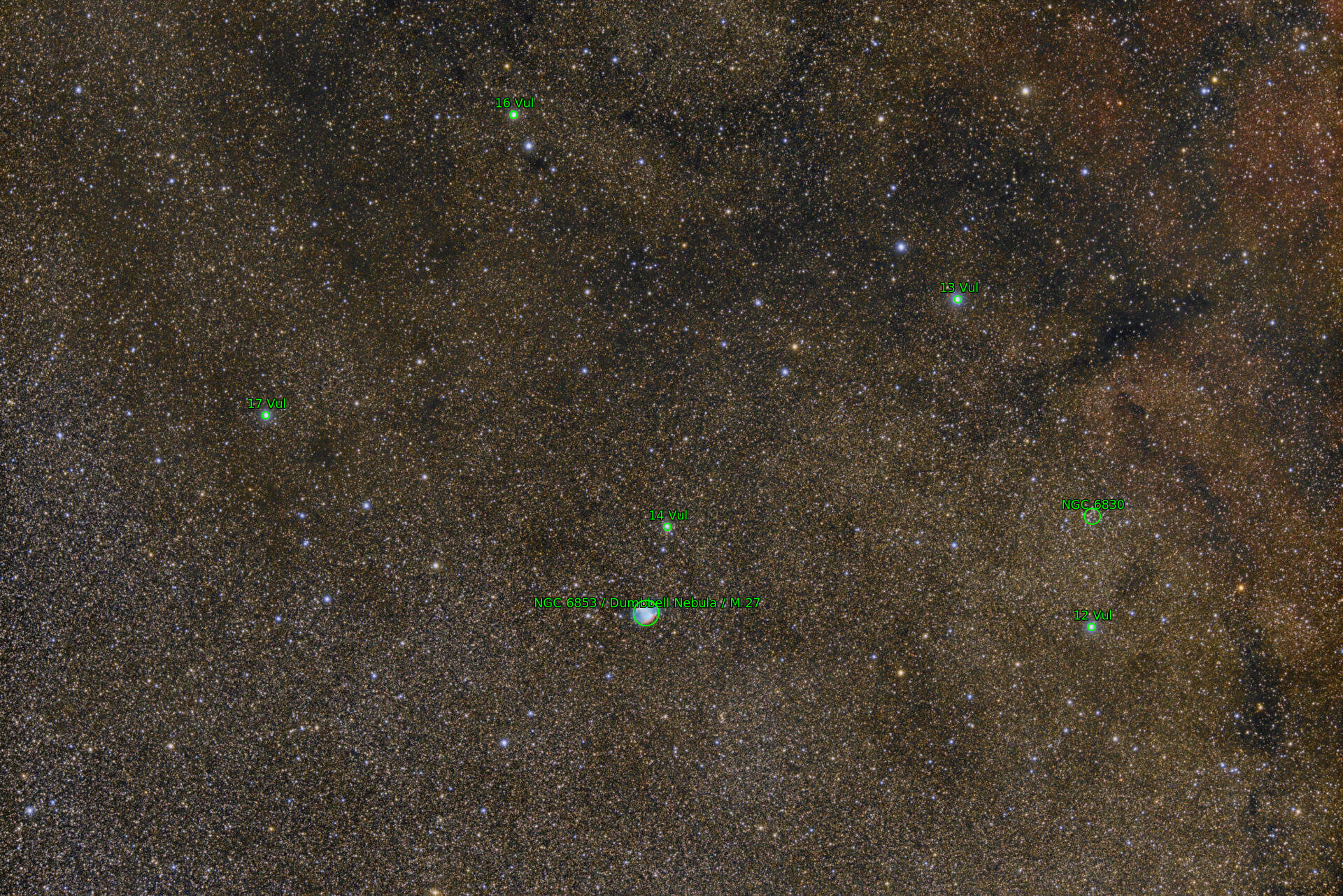 Sternkarten-Overlay (Astrometry.net)