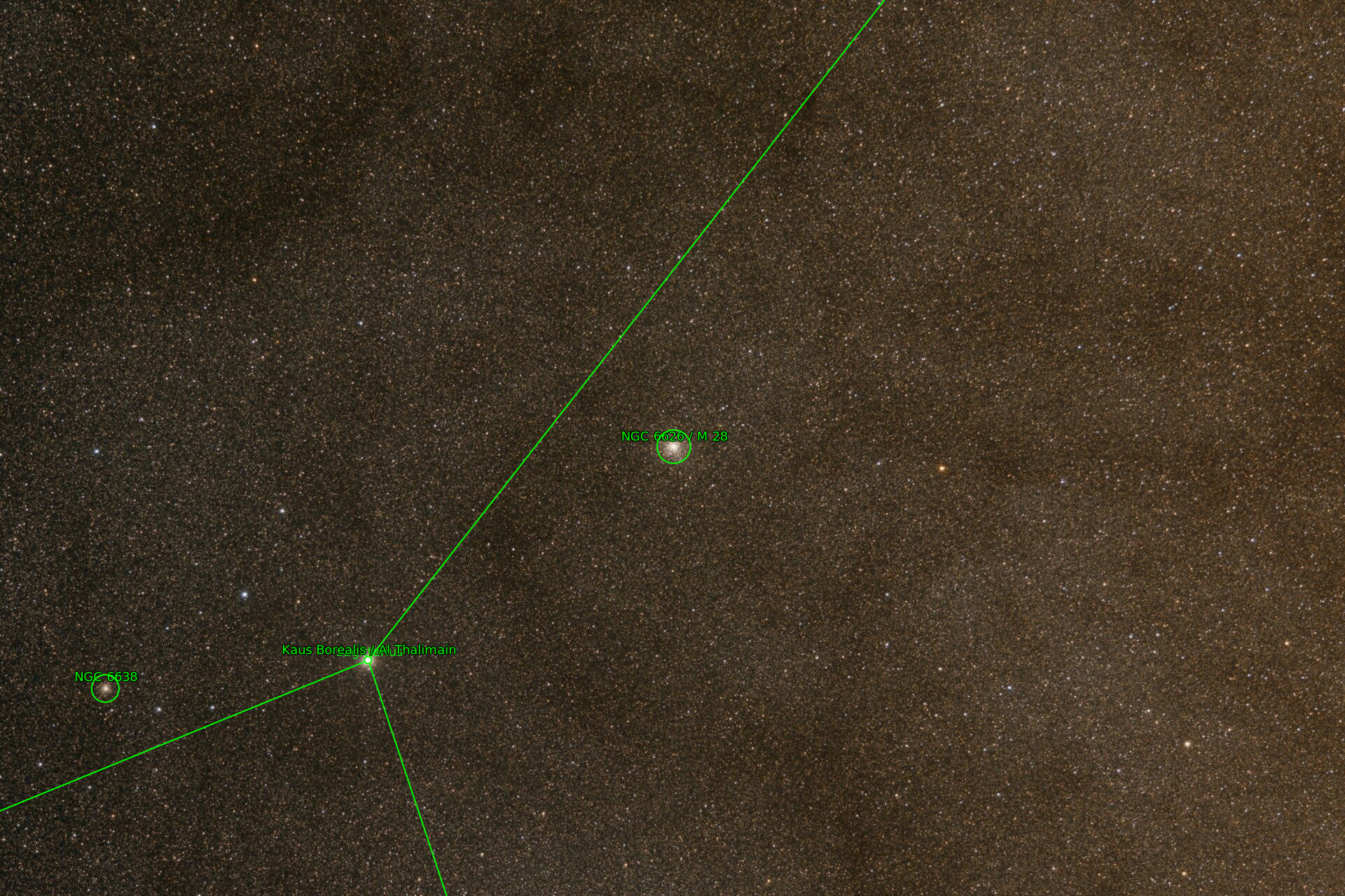 Sternkarten-Overlay (Astrometry.net)