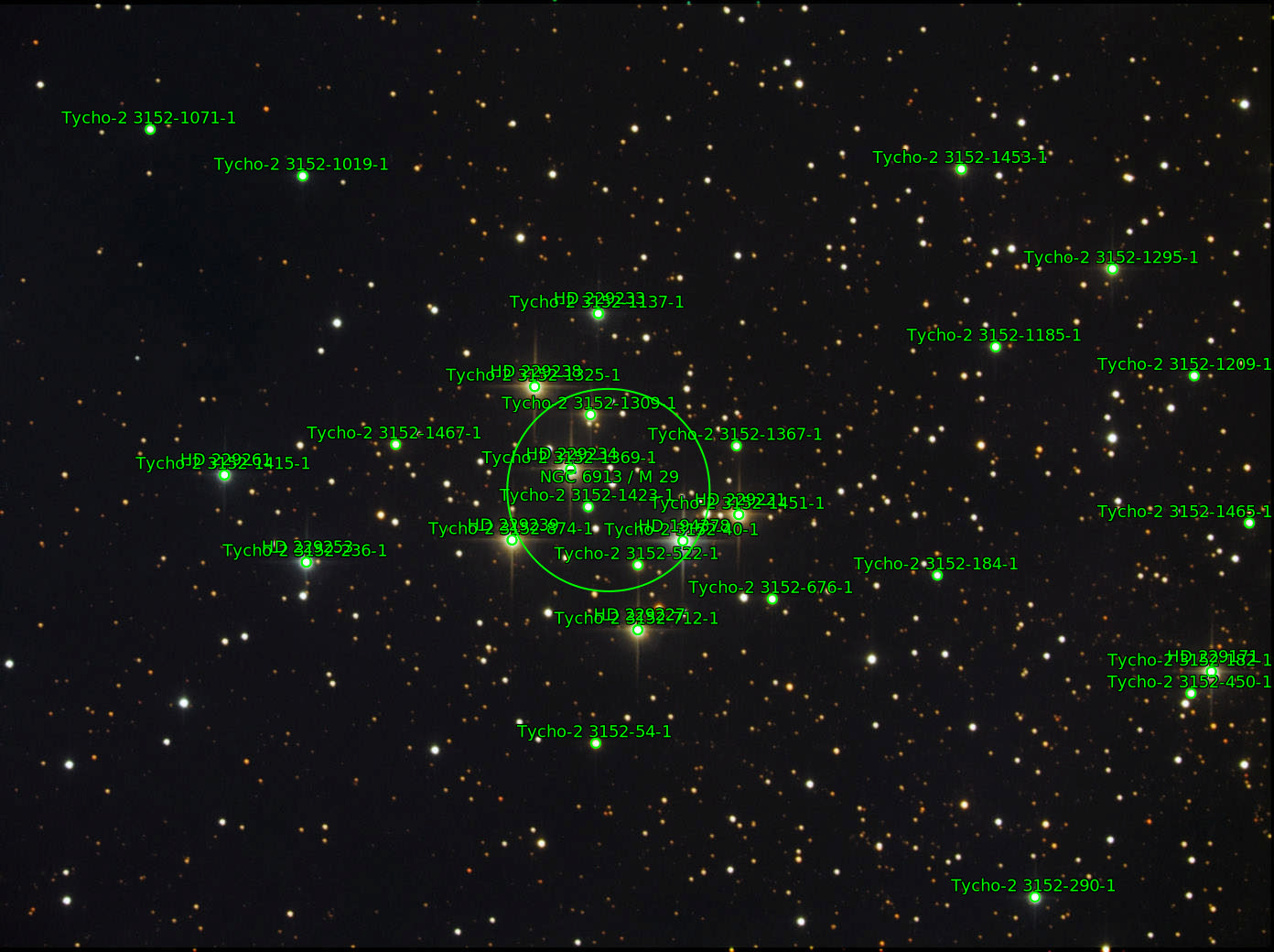Sternkarten-Overlay (Astrometry.net)