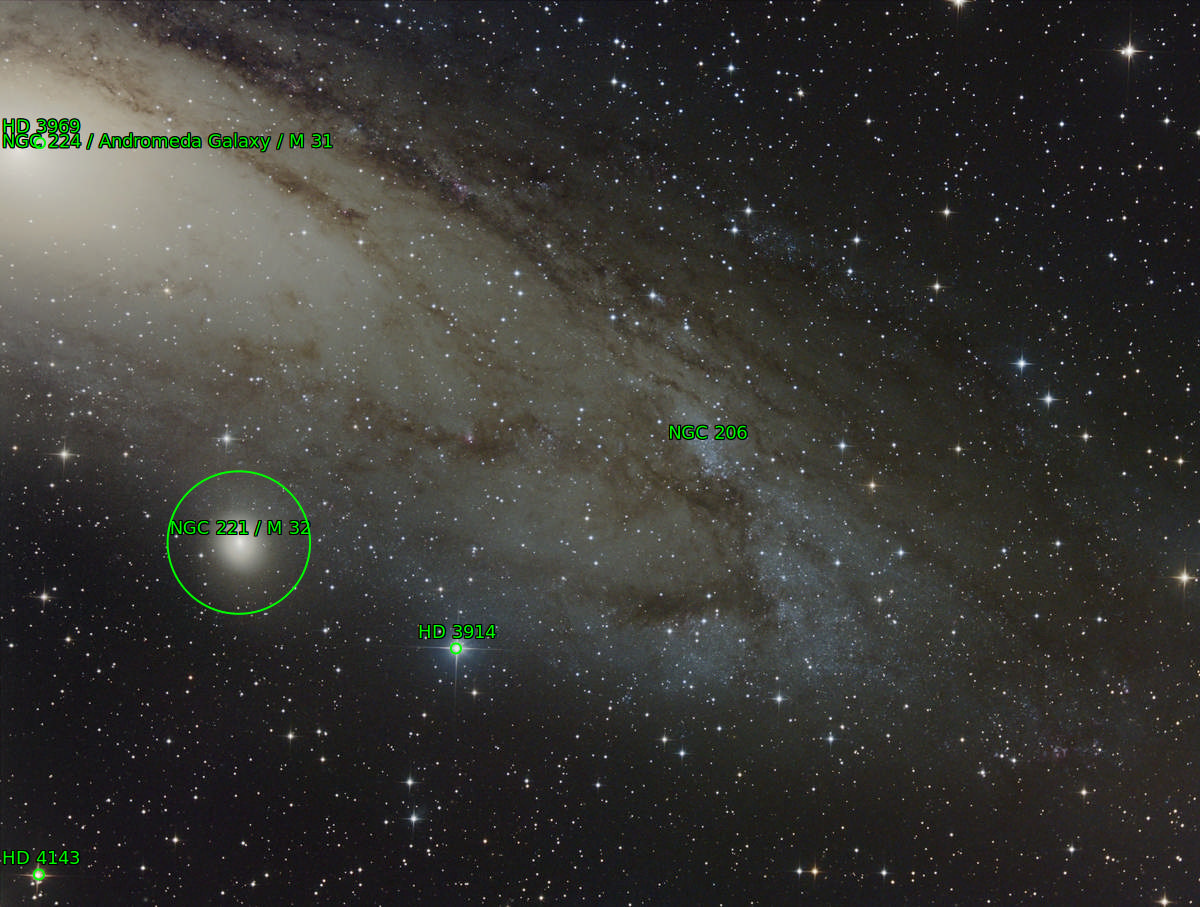 Sternkarten-Overlay (Astrometry.net)