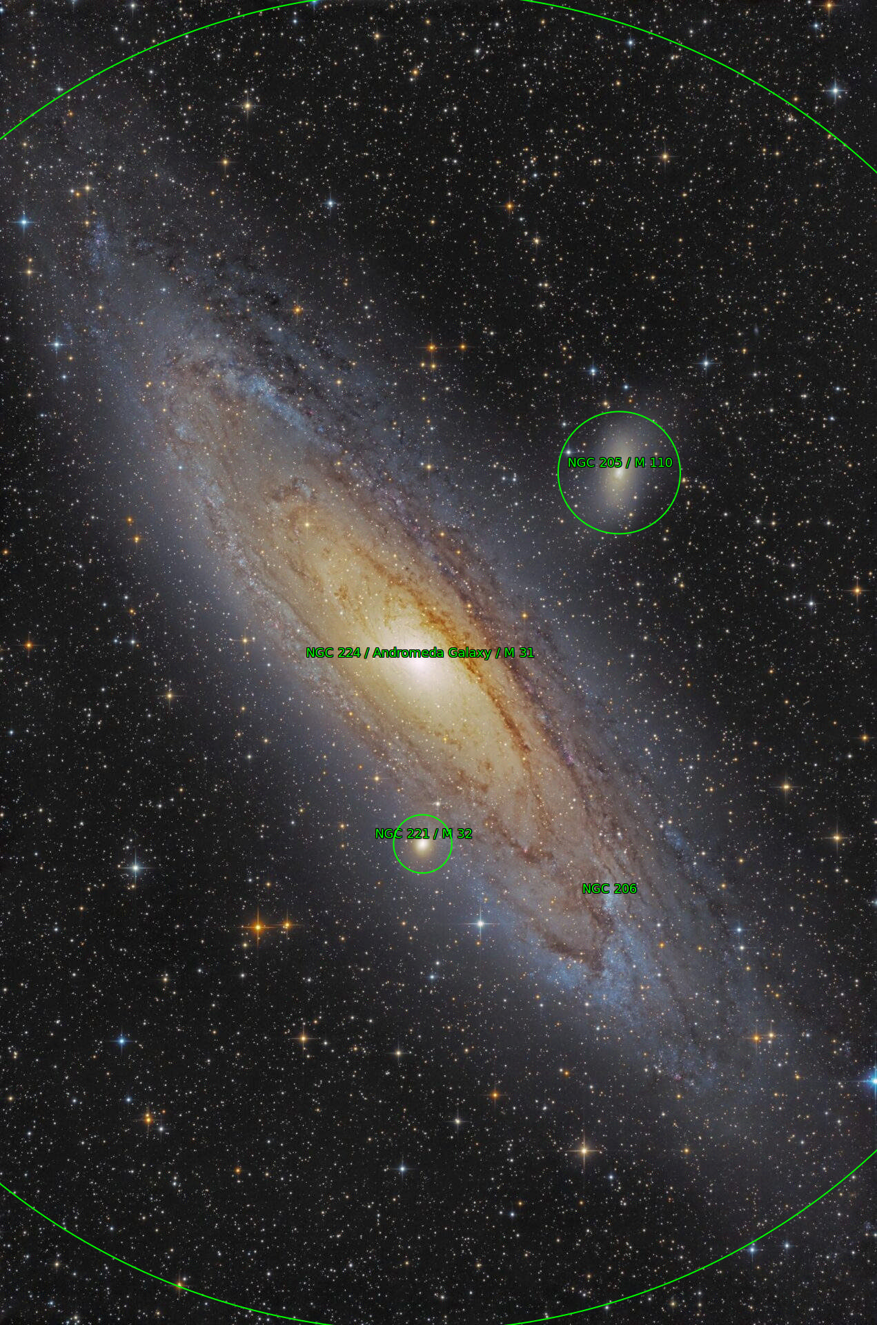 Sternkarten-Overlay (Astrometry.net)