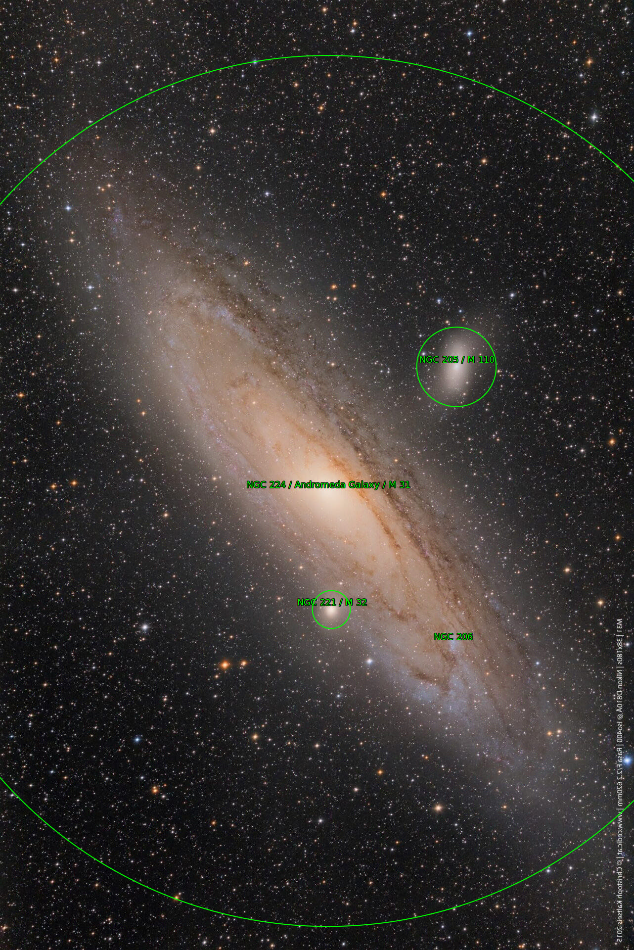 Sternkarten-Overlay (Astrometry.net)