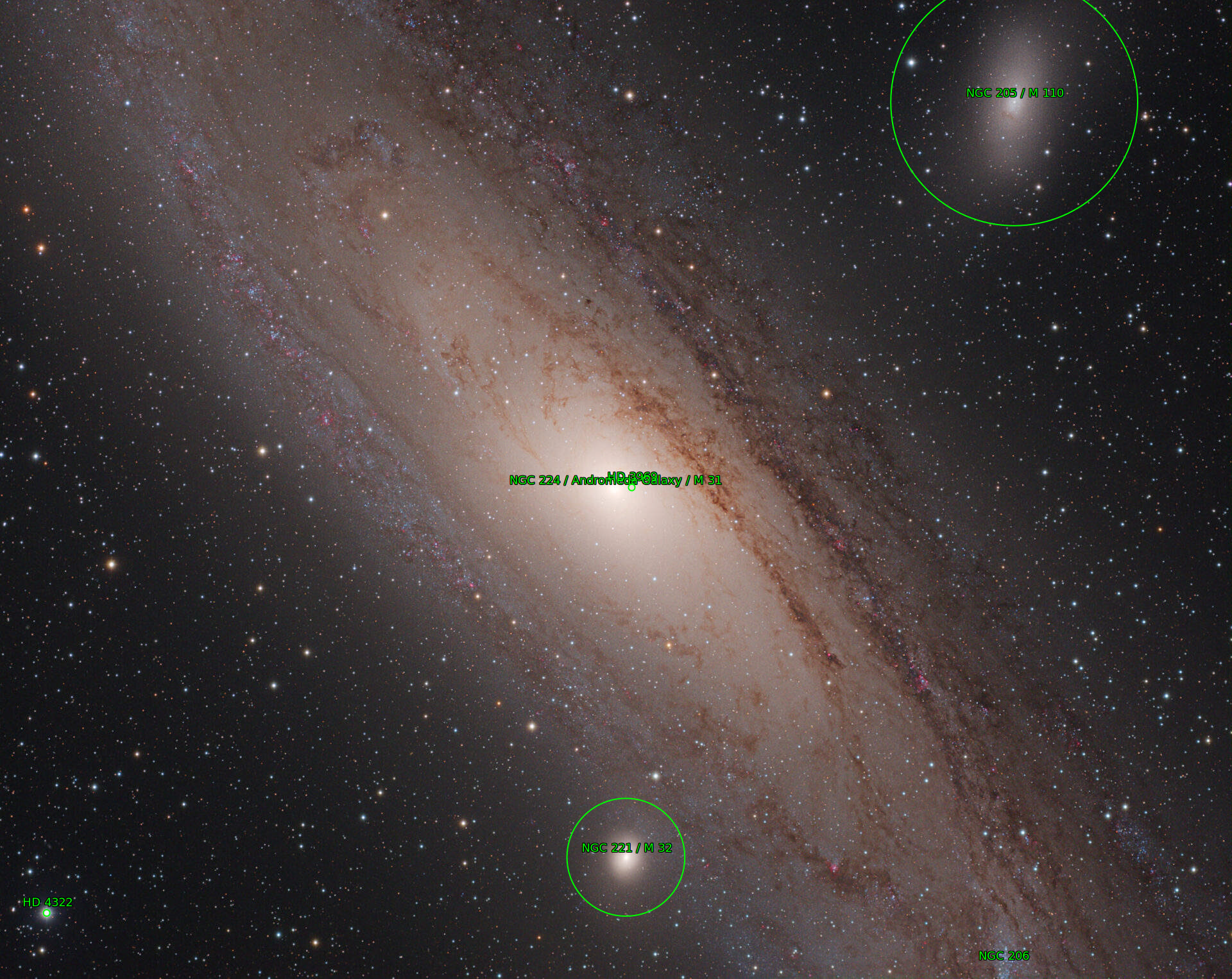 Sternkarten-Overlay (Astrometry.net)