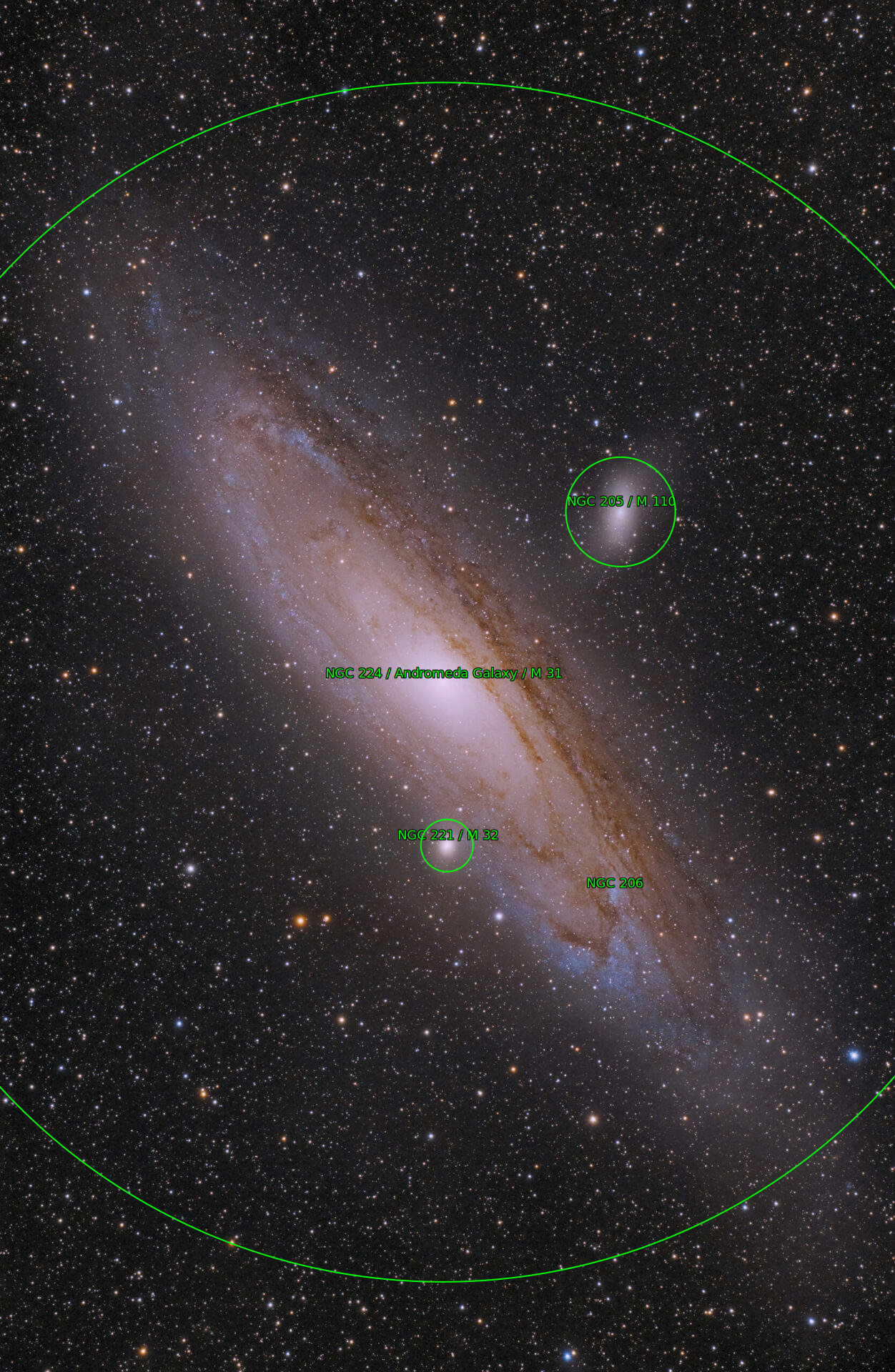 Sternkarten-Overlay (Astrometry.net)