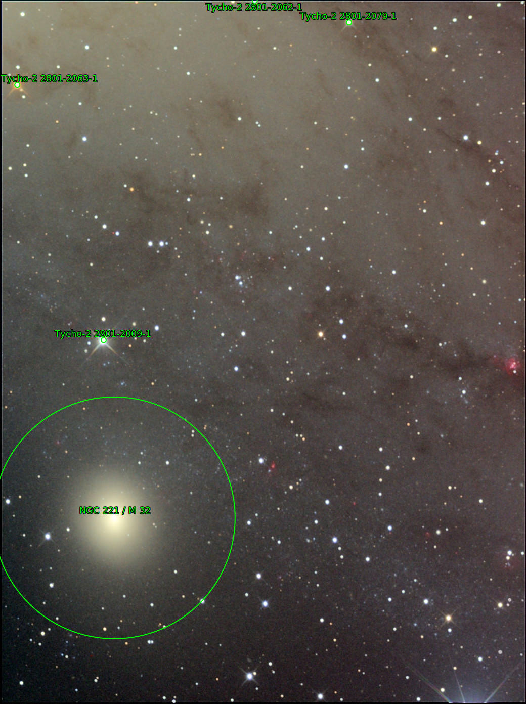 Sternkarten-Overlay (Astrometry.net)
