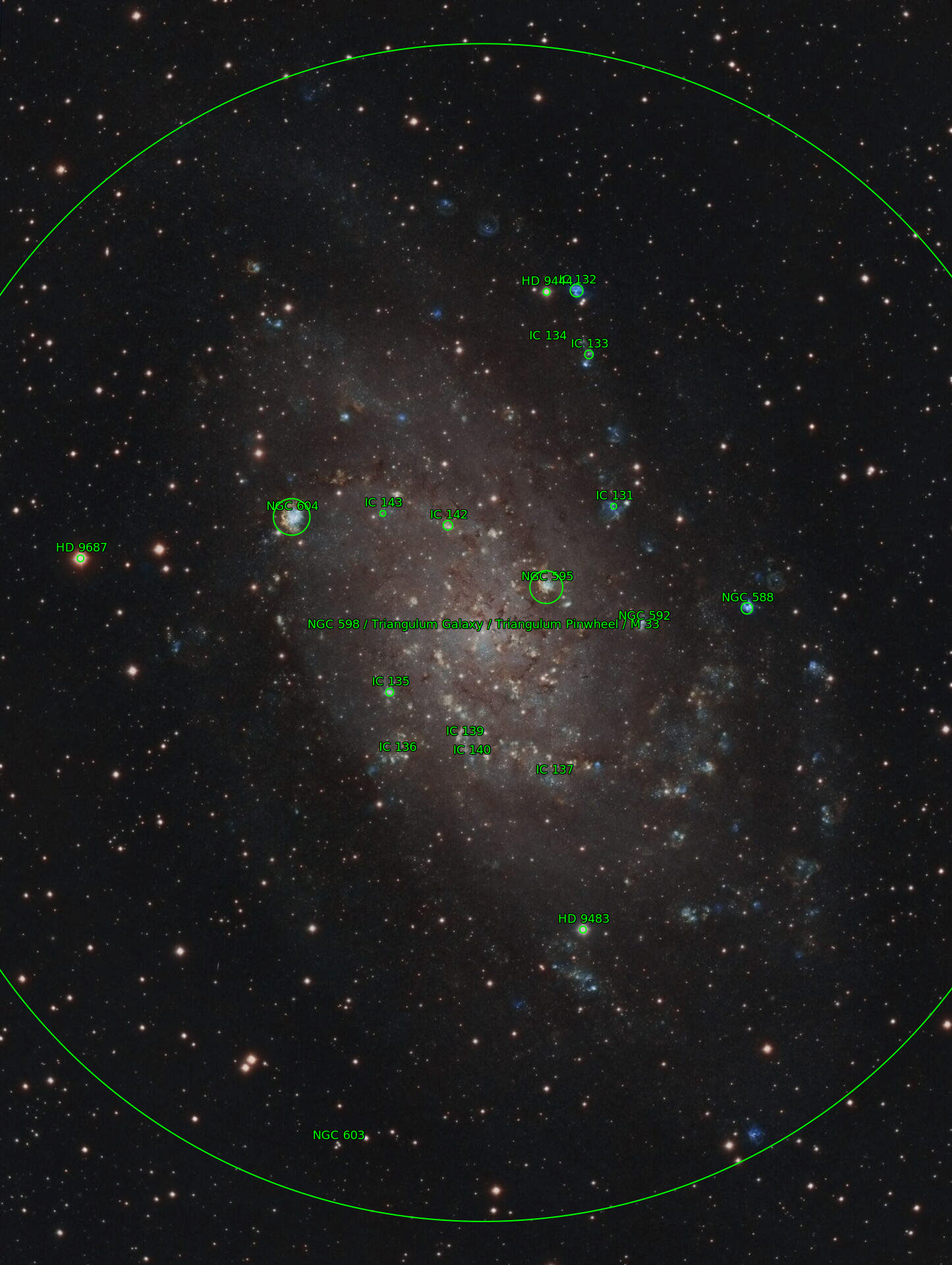 Sternkarten-Overlay (Astrometry.net)