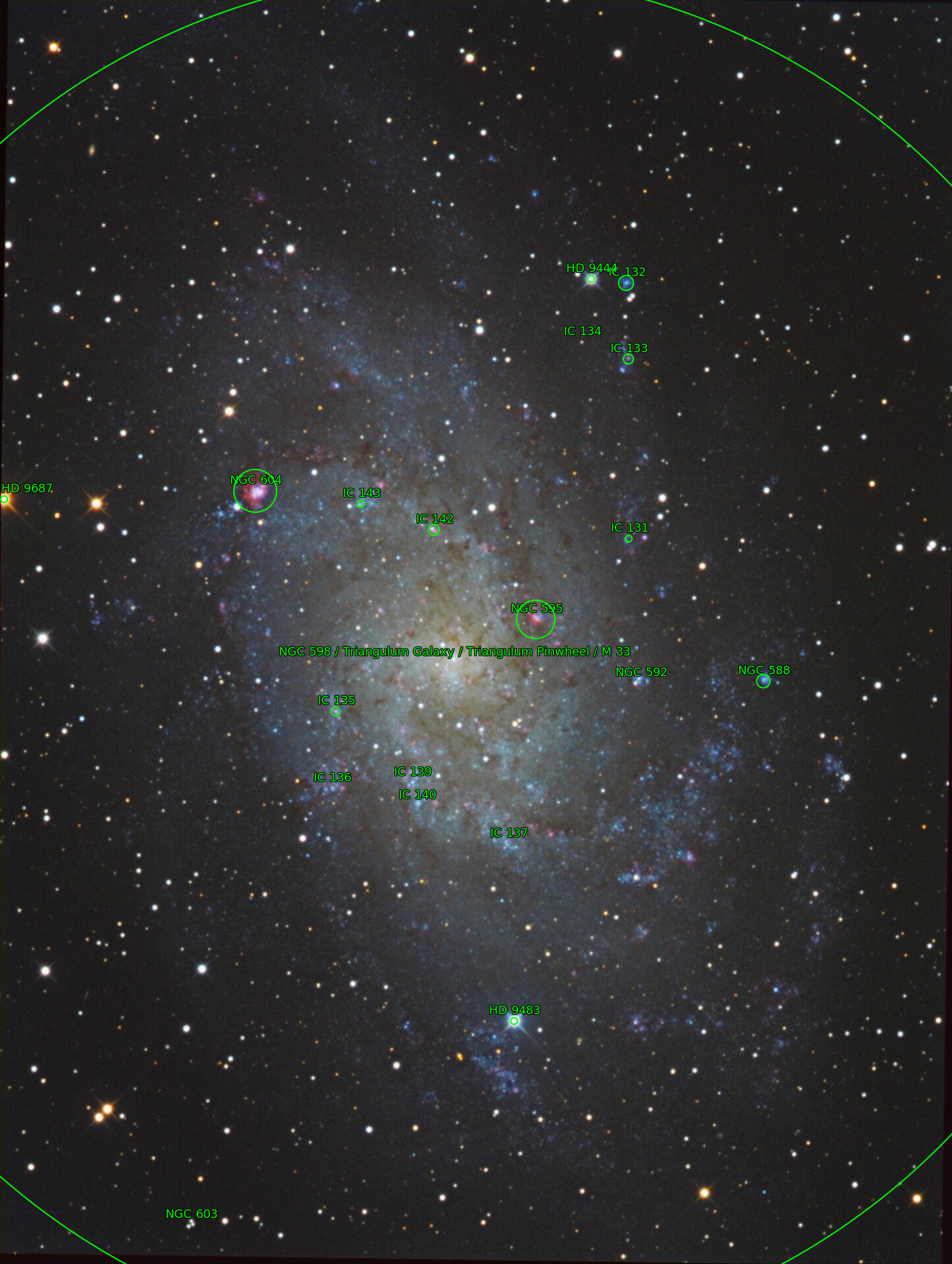 Sternkarten-Overlay (Astrometry.net)