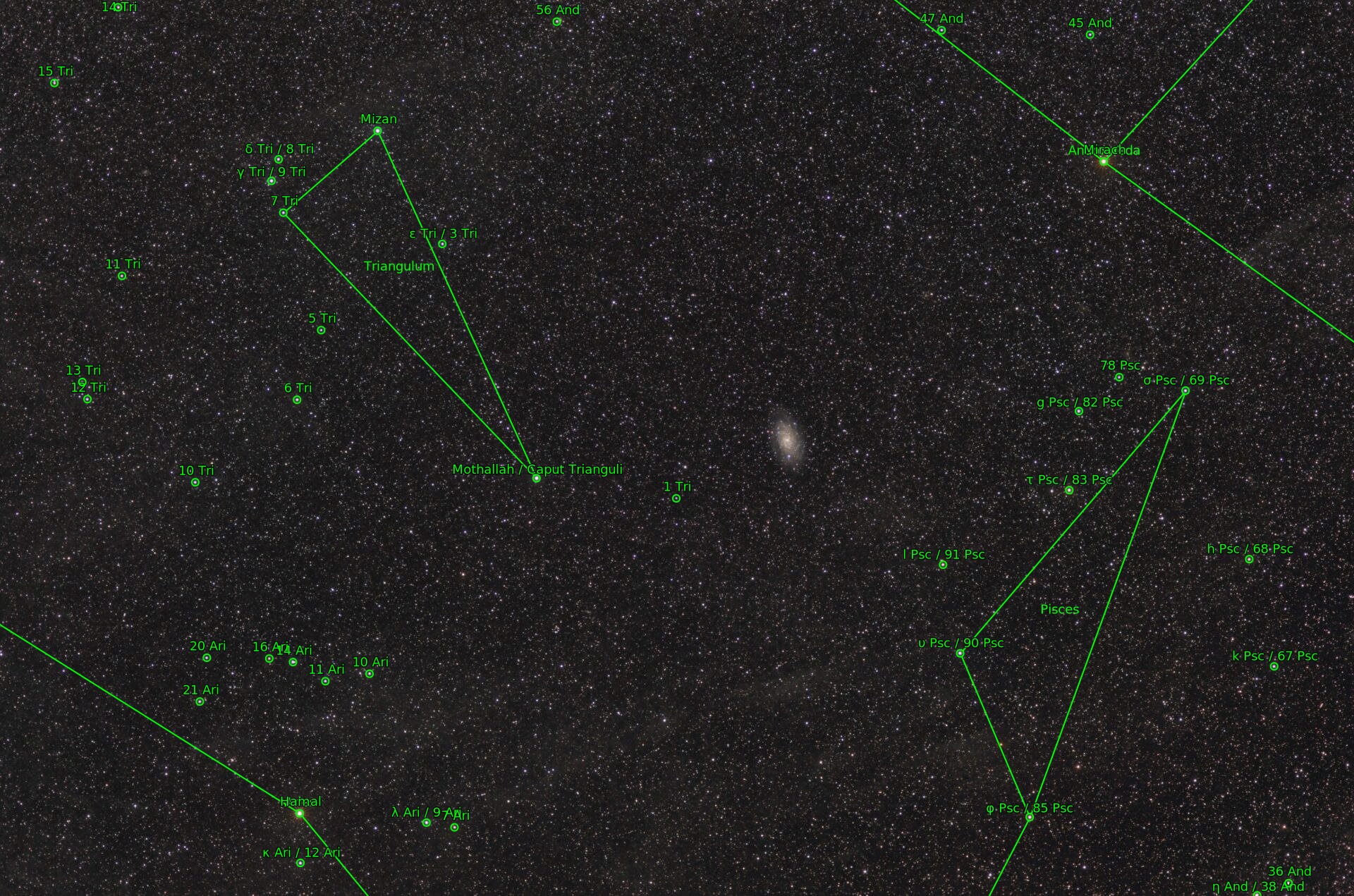 Sternkarten-Overlay (Astrometry.net)