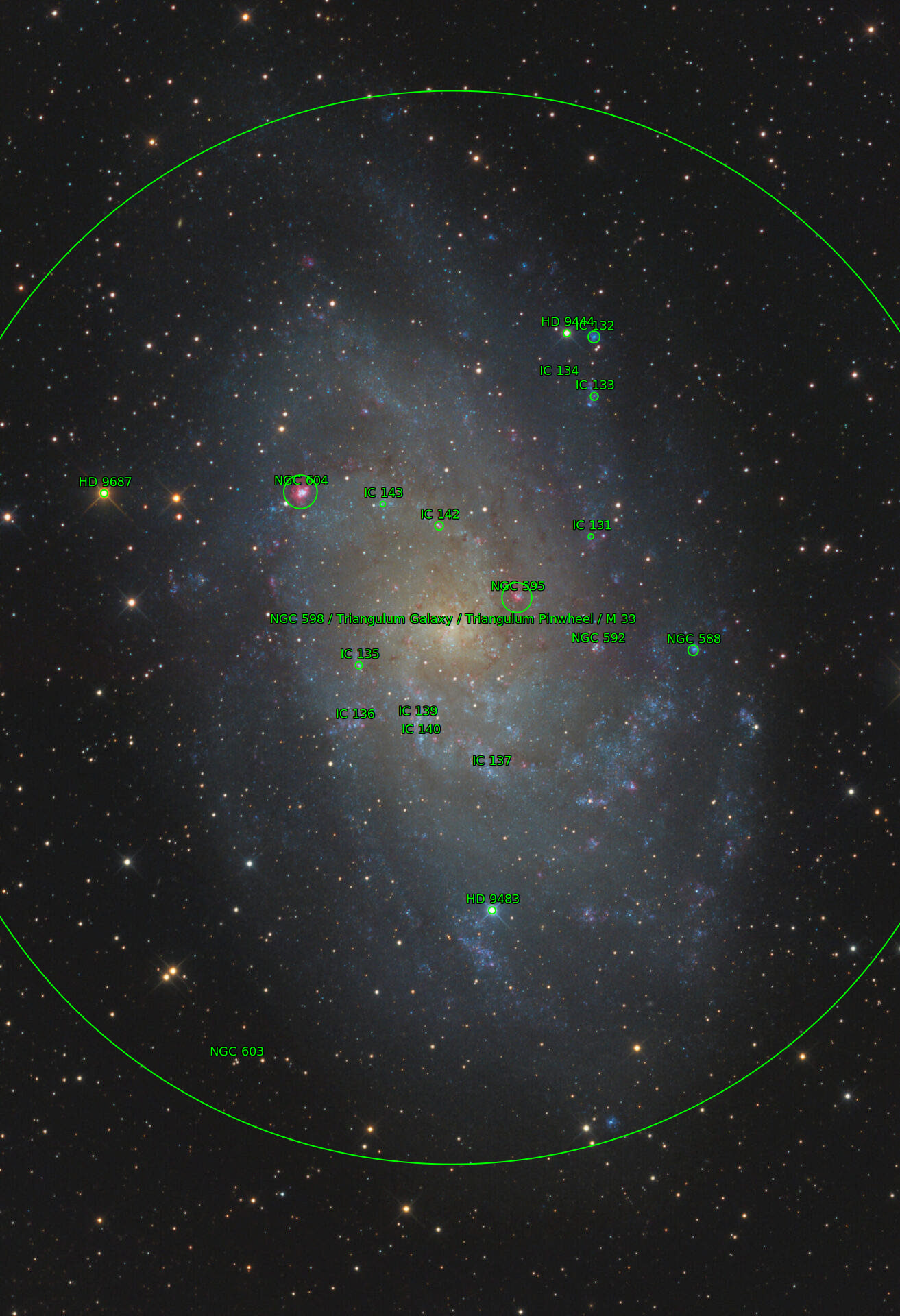 Sternkarten-Overlay (Astrometry.net)