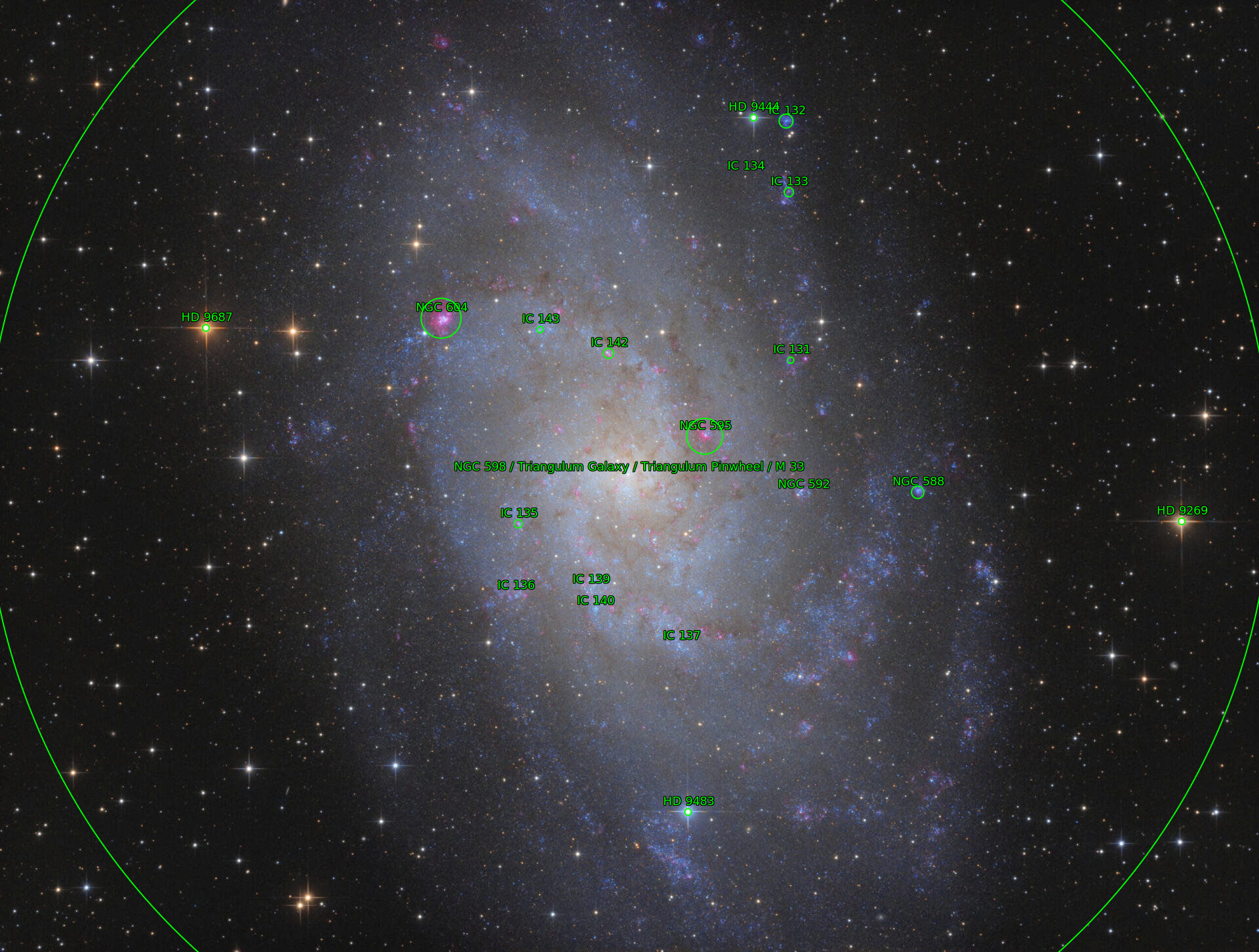 Sternkarten-Overlay (Astrometry.net)