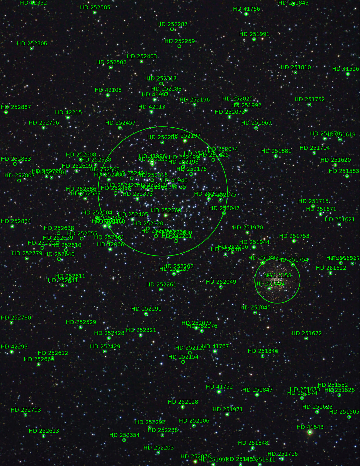 Sternkarten-Overlay (Astrometry.net)
