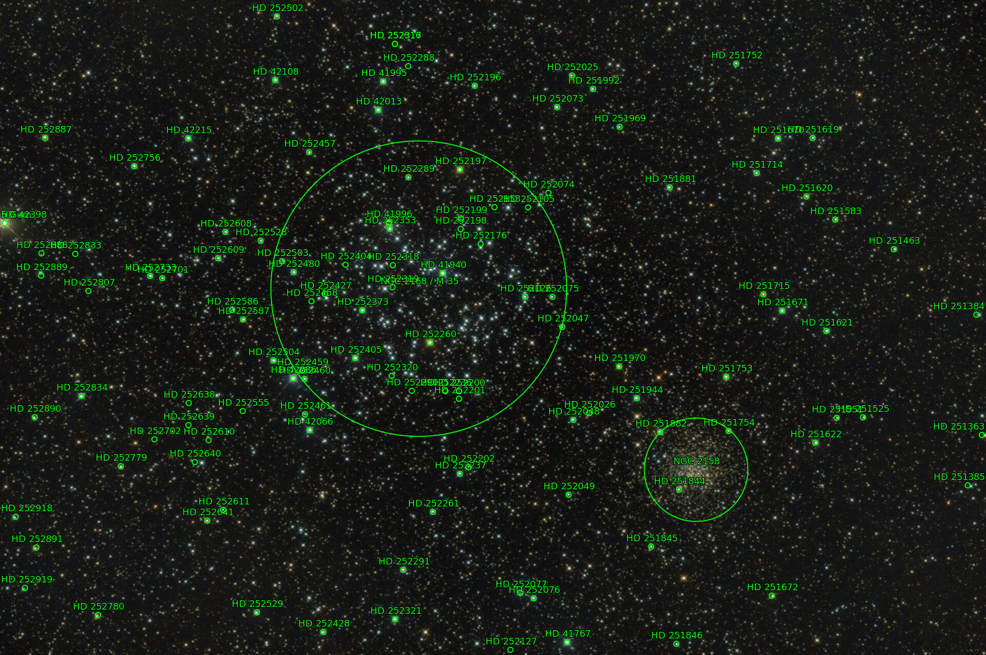 Sternkarten-Overlay (Astrometry.net)