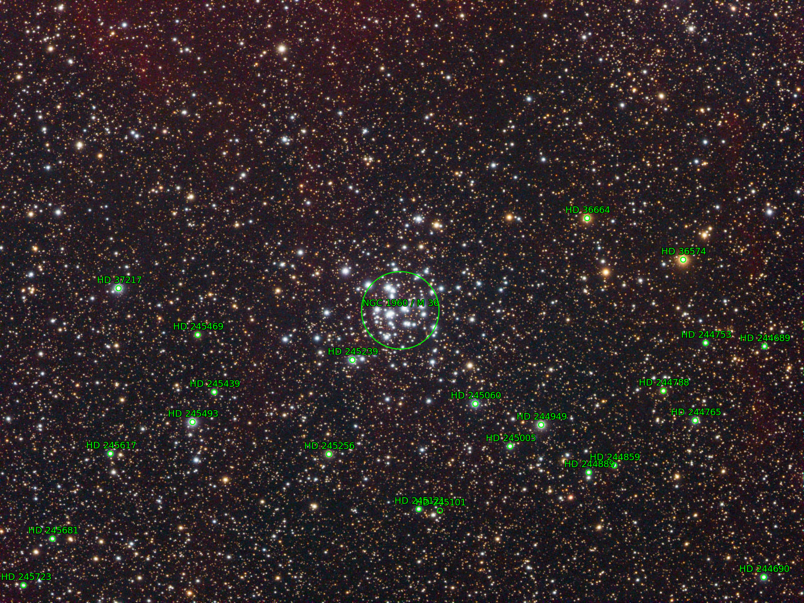 Sternkarten-Overlay (Astrometry.net)