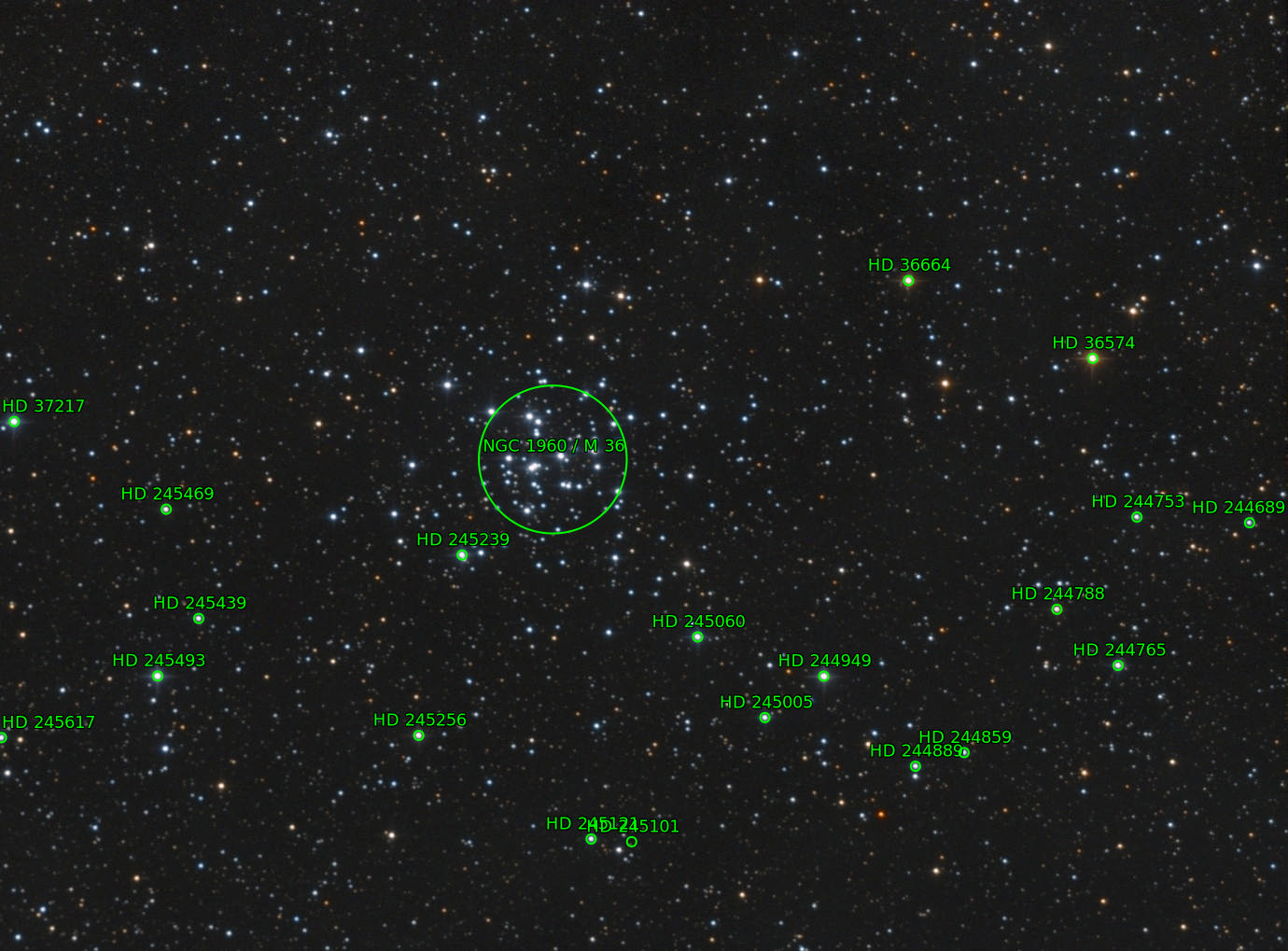 Sternkarten-Overlay (Astrometry.net)