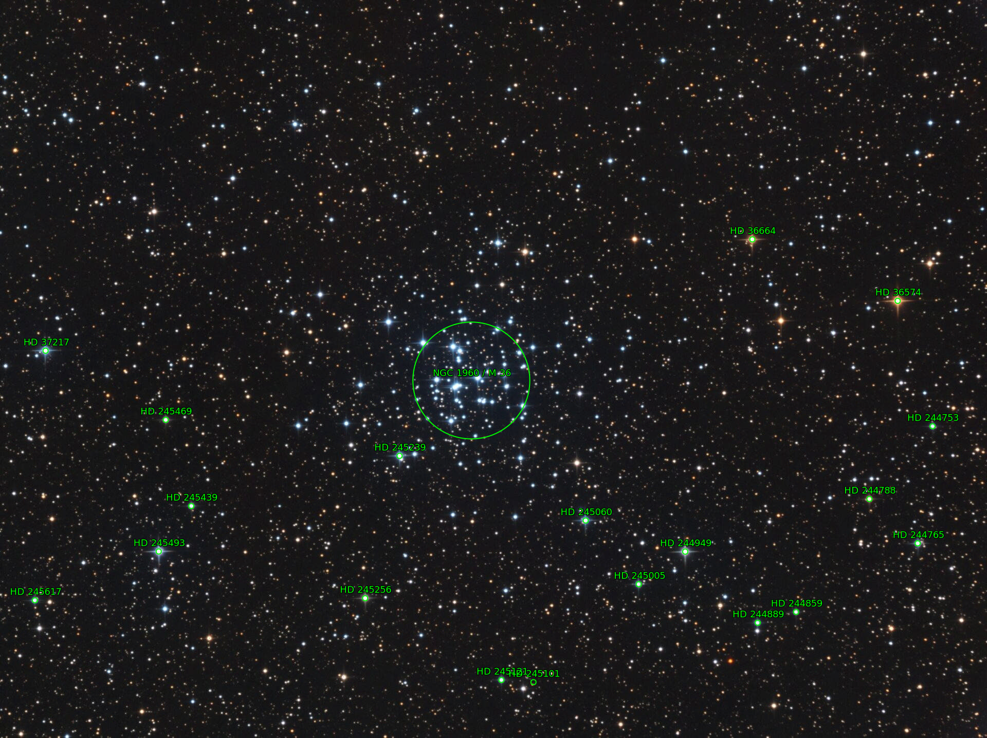 Sternkarten-Overlay (Astrometry.net)